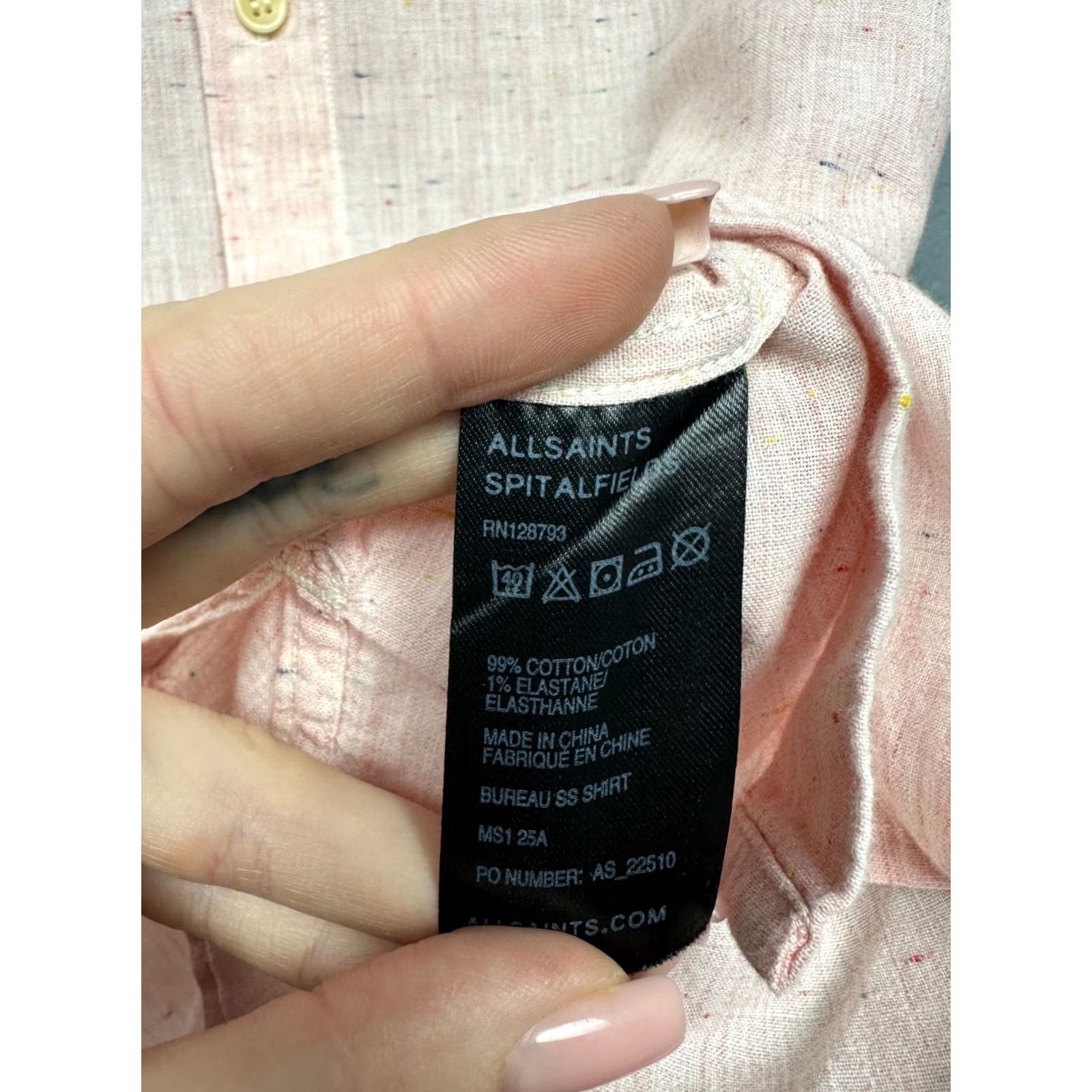 Allsaints AllSaints Mens Bureau Hawaiian Short Sleeve Shirt XS Multicolor Button-Up Shirt Mens Hawaii 90s Size US XS / EU 42 / 0 - 4 Thumbnail