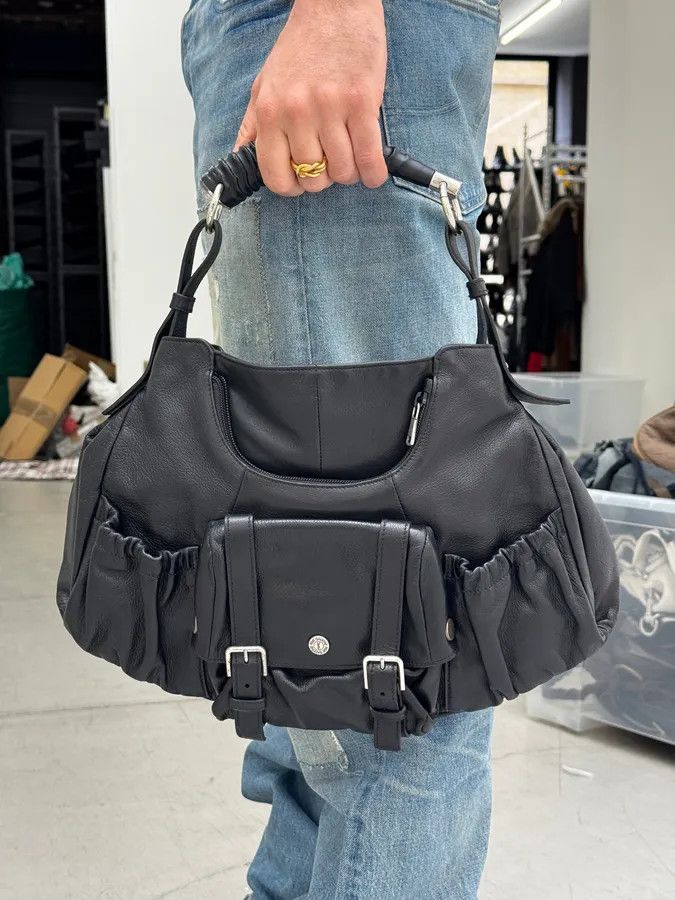Yves Saint Laurent Yves Saint Laurent Black Mala Horn Handle bag Size ONE SIZE - 3 Thumbnail