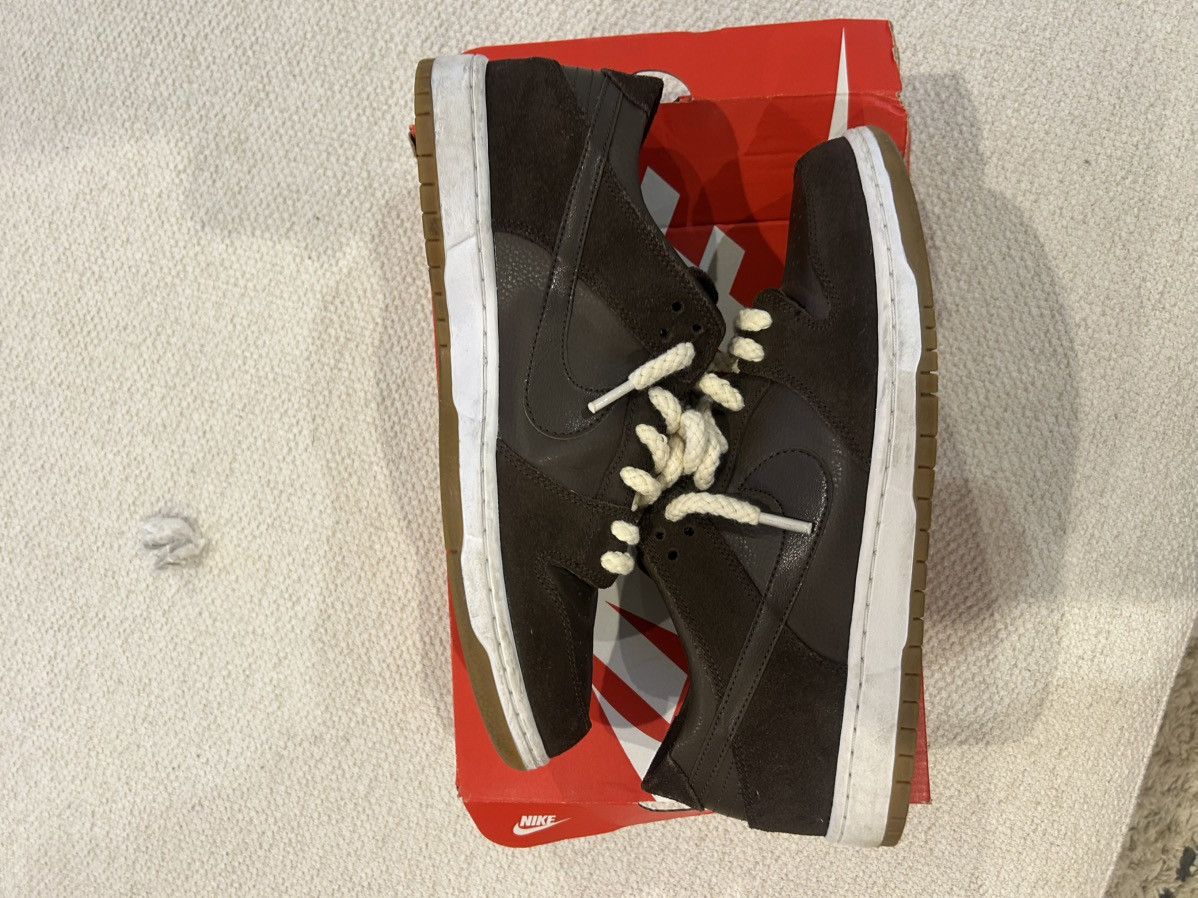 Nike Nike Dunk Low Pro Ishod Wair Dark Choclate Brown Size US 12 / EU 45 - 2 Thumbnail