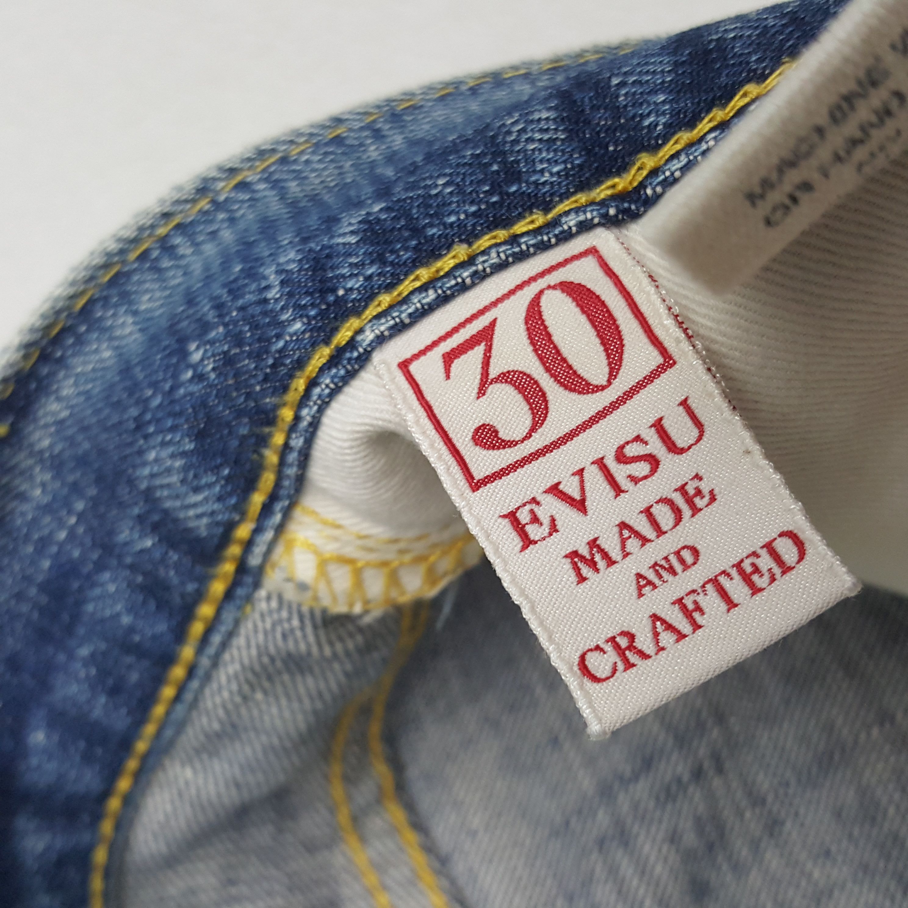 Evisu Vintage Evisu Paris Selvedge Custom Daicock Denim Jeans Size US 28 / EU 44 - 16 Thumbnail
