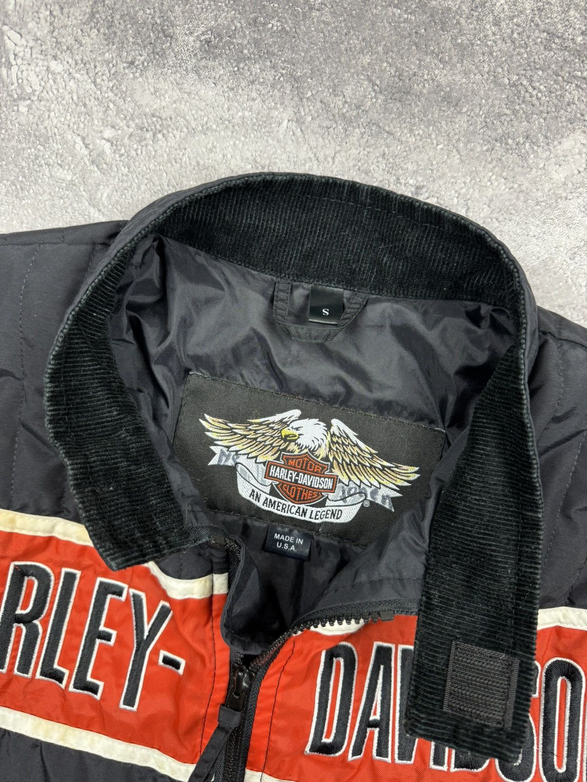 Harley Davidson Vintage Harley Davidson Jacket Big Logo Y2K Made In USA Size US S / EU 44-46 / 1 - 12 Thumbnail