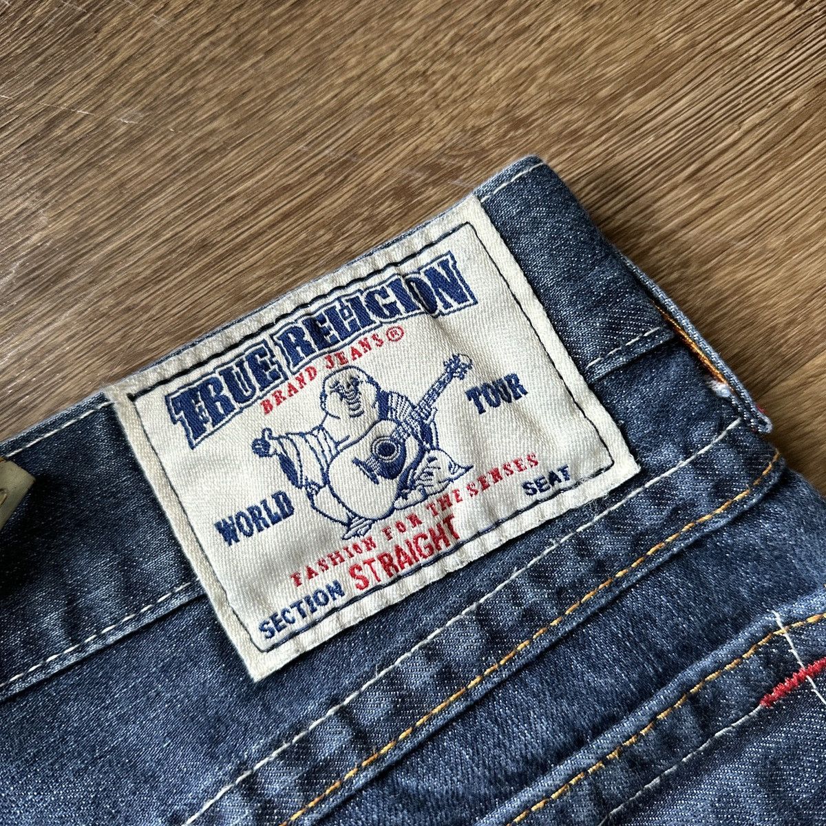 True Religion True Religion Denim Jeans - Rainbow Back Size US 34 / EU 50 - 5 Thumbnail