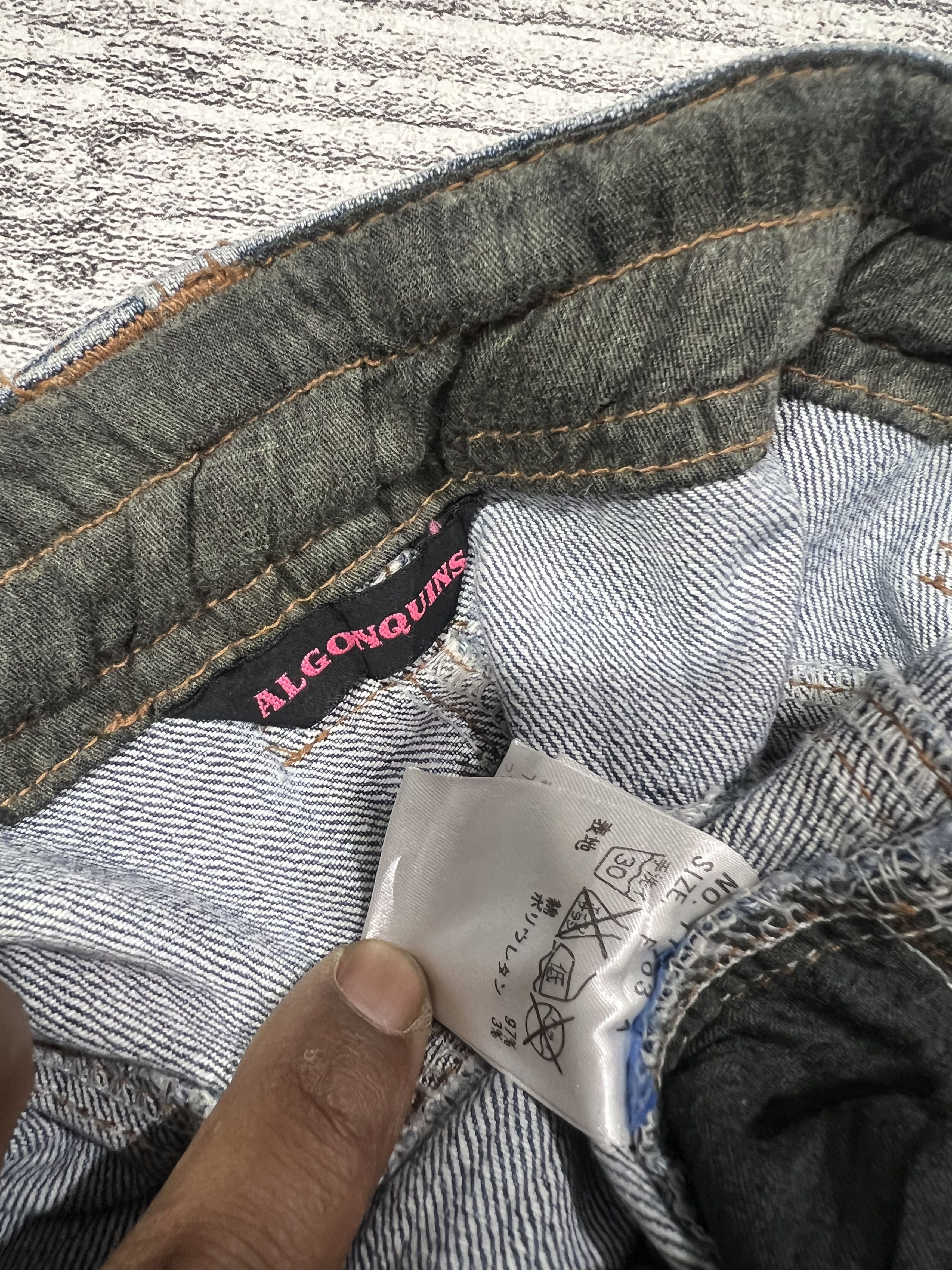 Japanese Brand 2000s Algonquins Hysteric Poem Jorts Denim y2k Lgb Ifsix Size US 32 / EU 48 - 8 Thumbnail