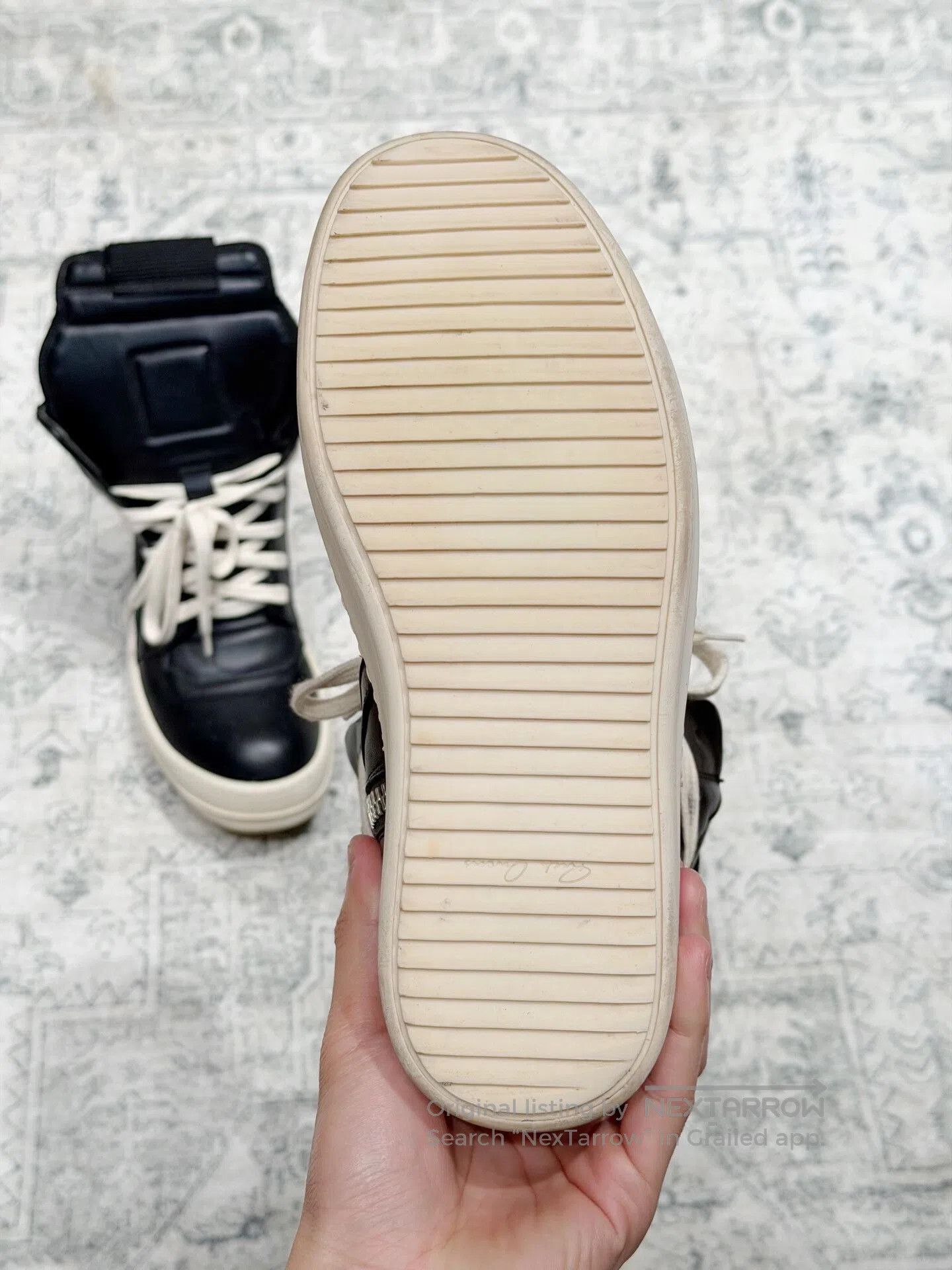 Rick Owens Rick Owens Inverted Triangle High-Top Patent Leather. Size US 6 / IT 36 - 8 Thumbnail