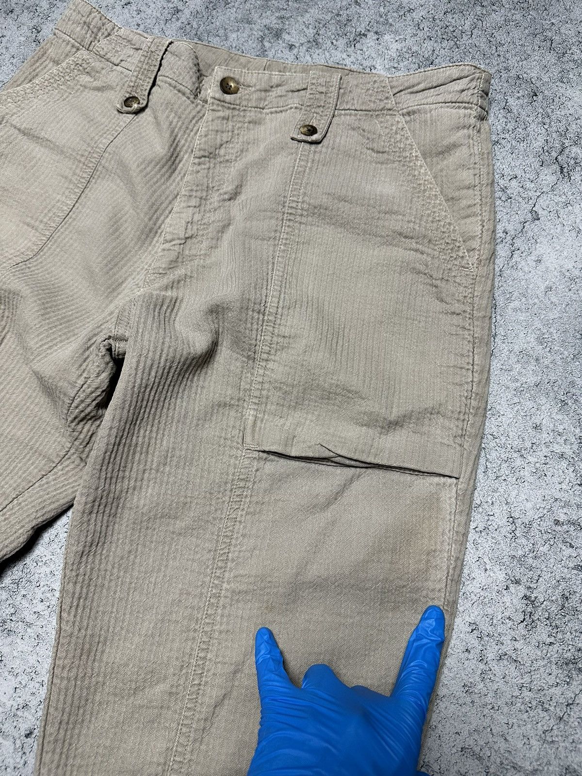 Levi's × Vintage Vintage LEVIS Beige Cotton Pants Jeans Size US 34 / EU 50 - 15 Thumbnail