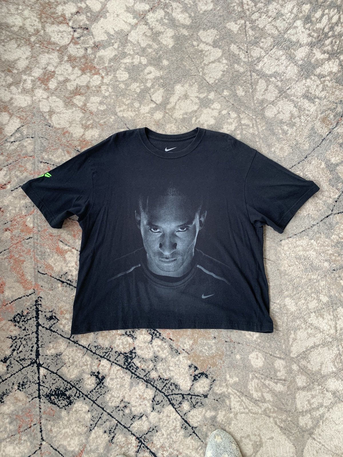 image of Kobe Mentality x Nike Kobe Bryant Nba Face Tee in Black, Men's (Size XL)