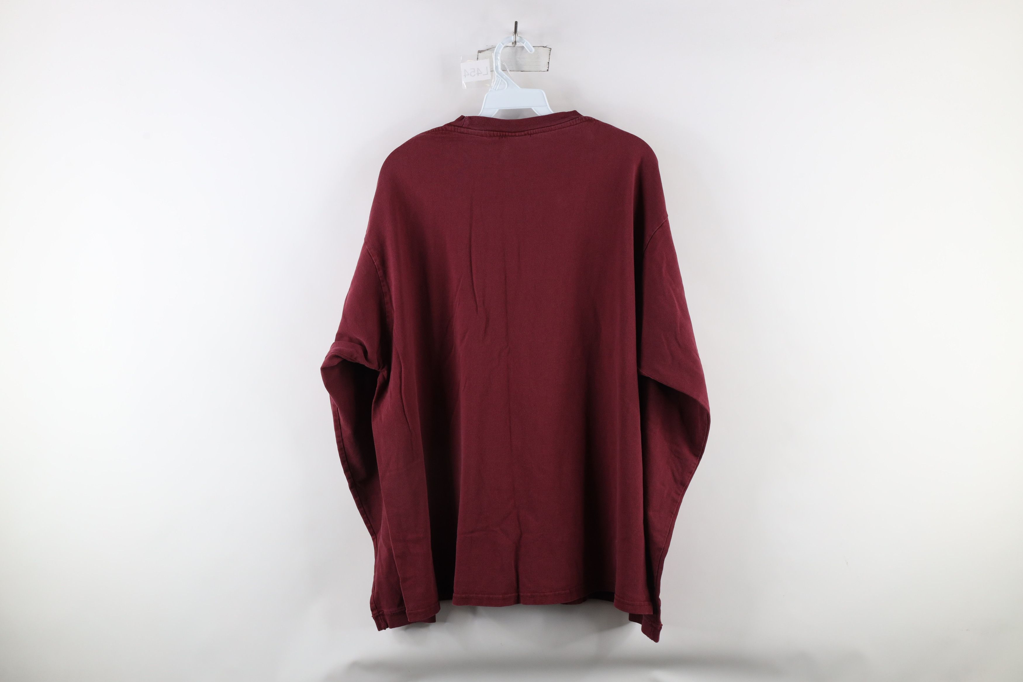 Vintage Vintage 90s Streetwear Blank Heavyweight Long Sleeve T-Shirt Size US XL / EU 56 / 4 - 10 Thumbnail