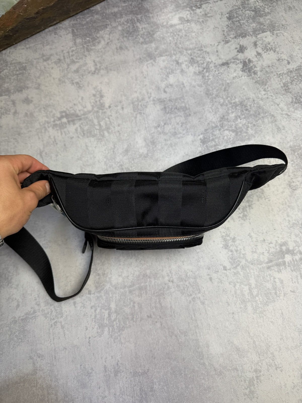 Fendi Nylon Pouch Luxury Sling Logo Banan Shoulder Y2K Bag