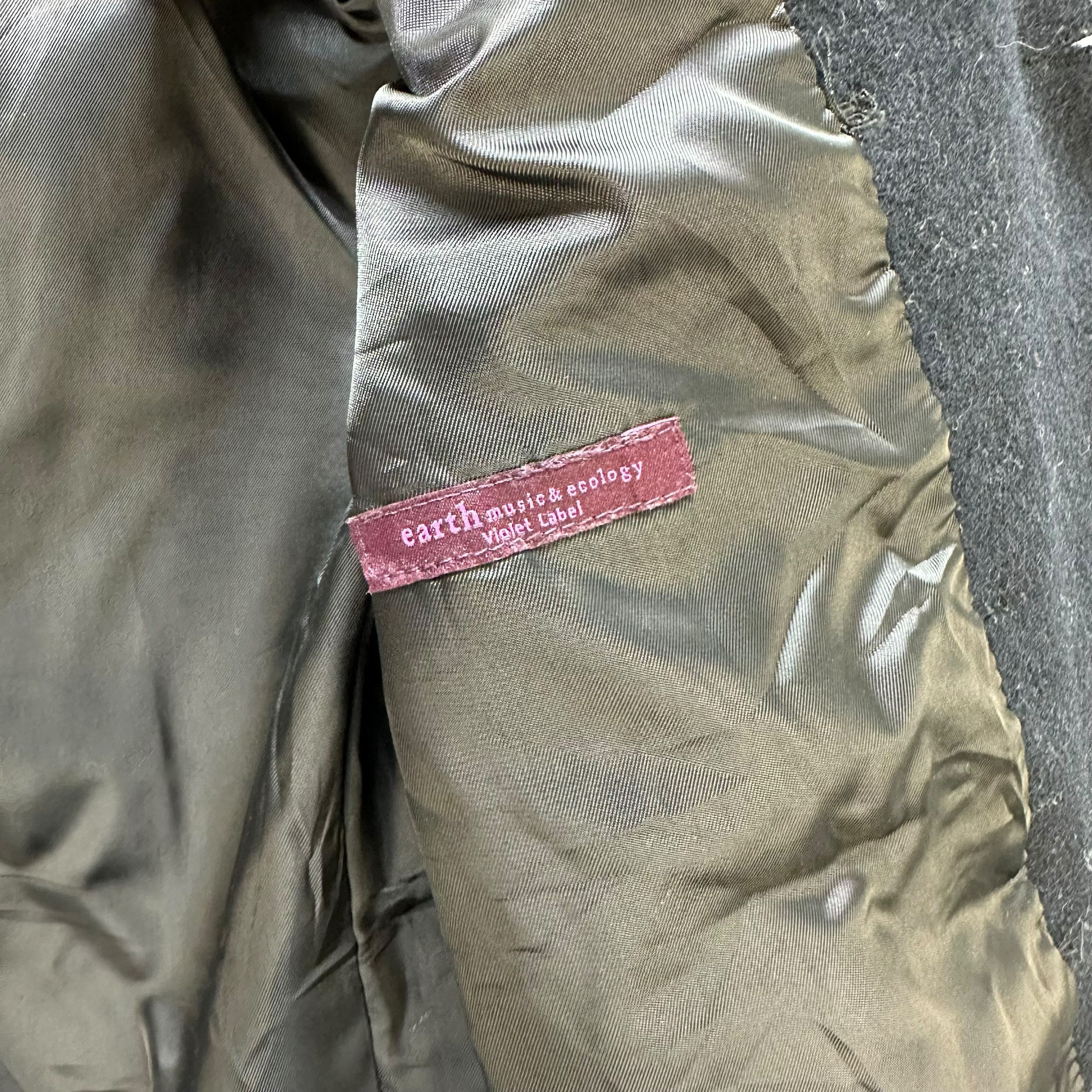 Schott SCHOTT X Earth Music & Ecology Double Breast Coat #A78-1891 Size S / US 4 / IT 40 - 8 Thumbnail