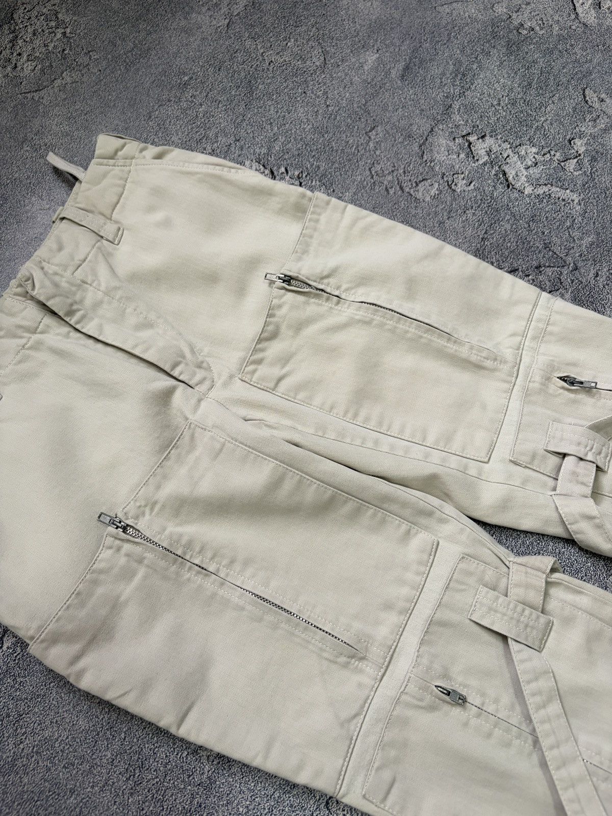 Helmut Lang Runway! AW99 Helmut Lang Multi Zip Pocket Bondage Pants Size US 27 - 16 Thumbnail