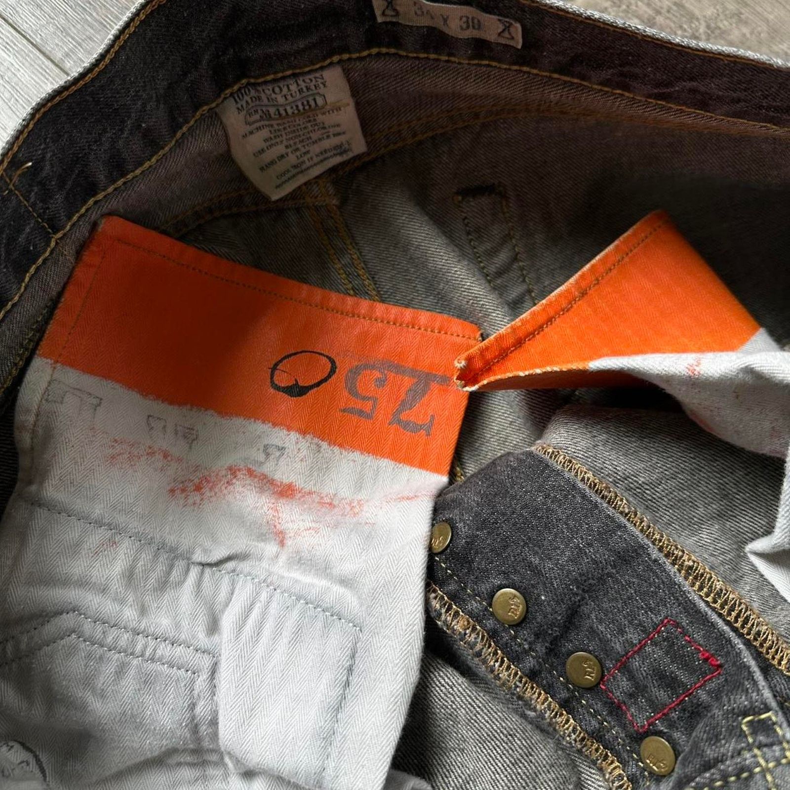 Polo Ralph Lauren × Vintage Black Faded Dark Denim Polo Ralph Lauren Jeans Straight Jean Size US 32 / EU 48 - 6 Thumbnail