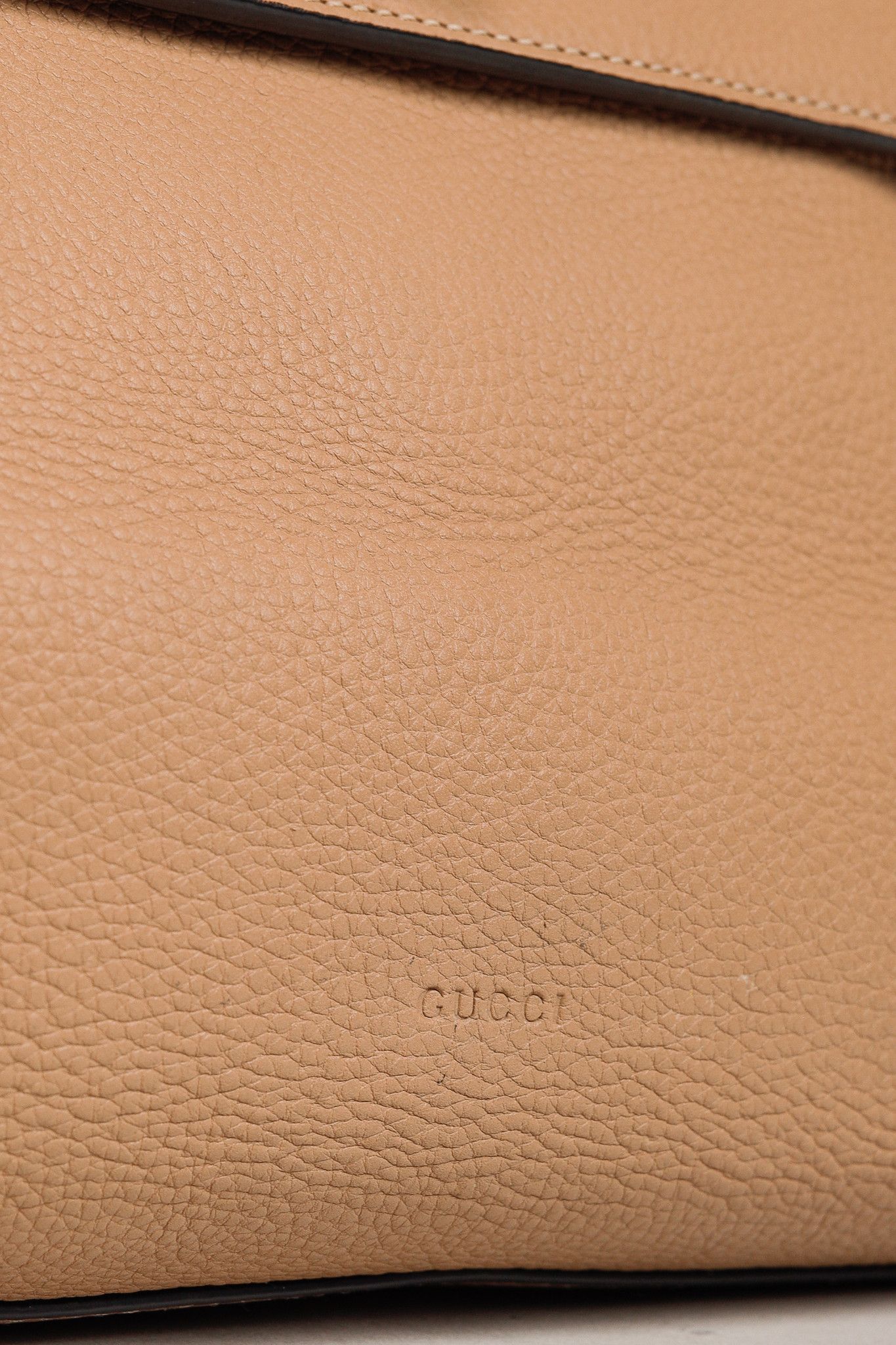 Gucci Gucci Bamboo Daily Rose Beige Leather Large Top Handle Bag Size ONE SIZE - 9 Thumbnail