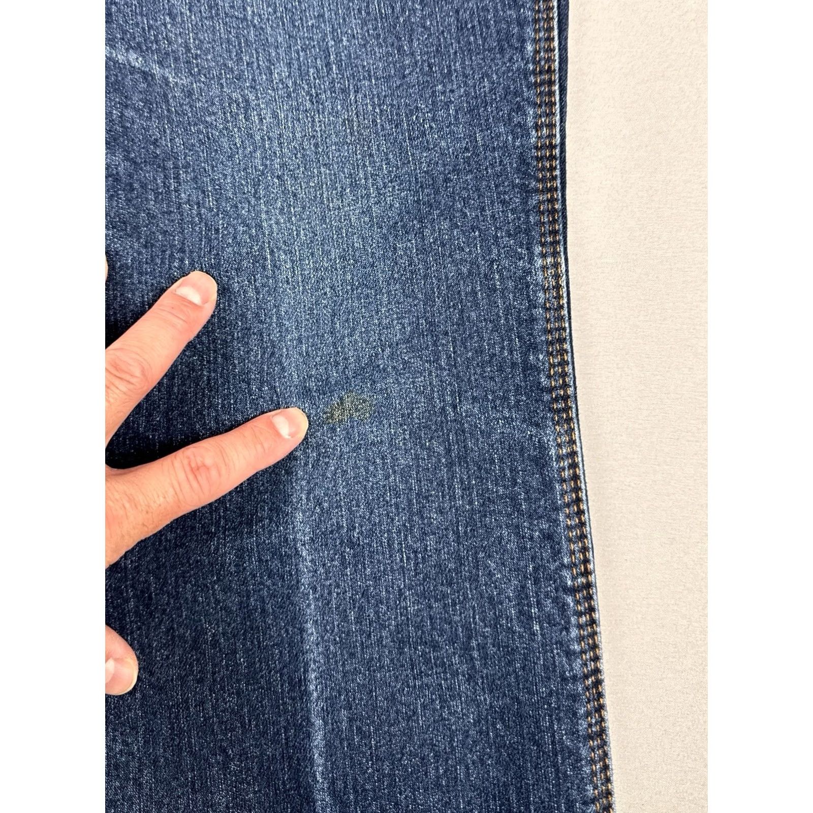 Vintage Origin Jeans Blue 36x32 Maverick Work Jean Grown & Sewn Legit Fit Straight Leg Jeans Mens Regular Blue USA 90s Theme Size US 36 / EU 52 - 5 Thumbnail