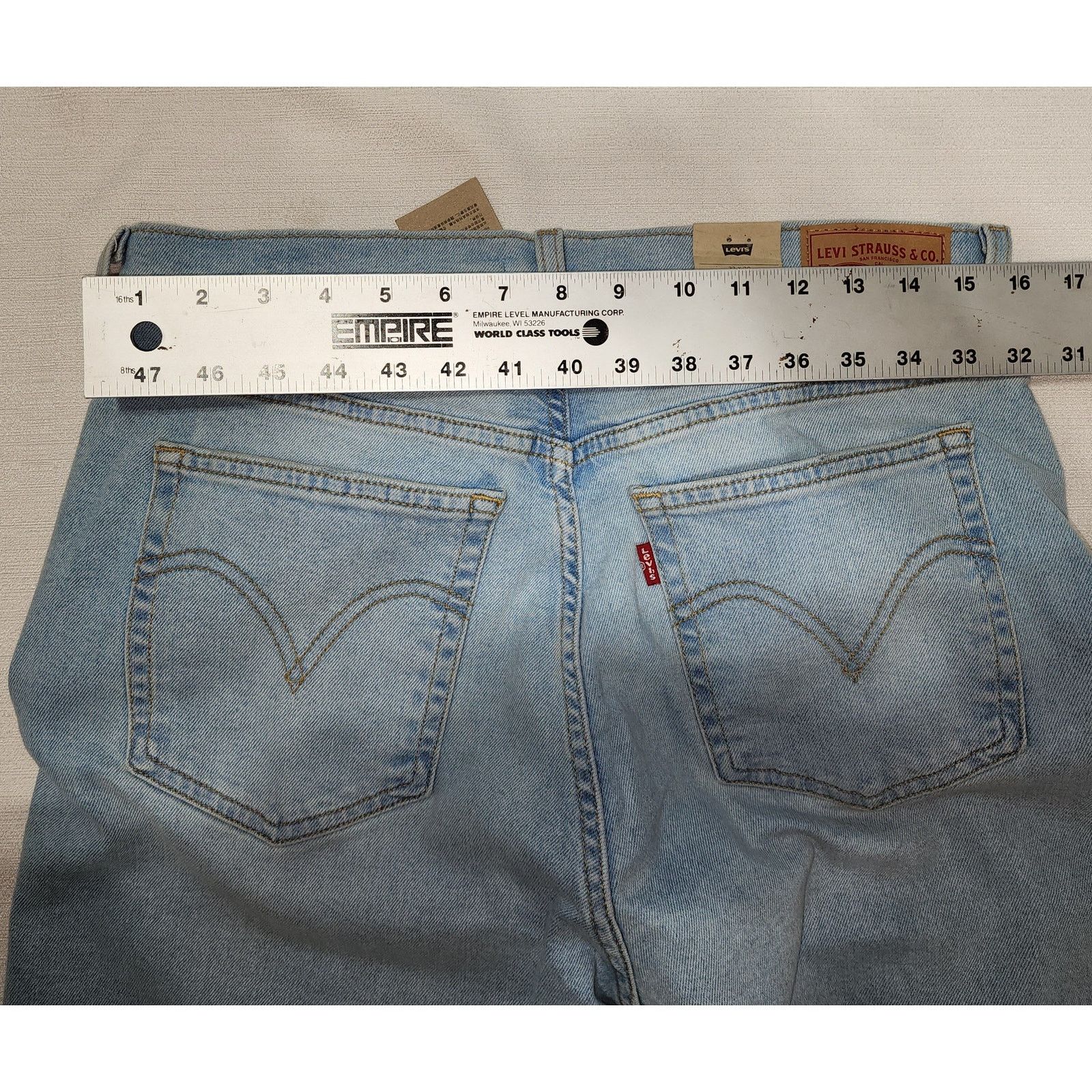 Levi's Levi's wedgie straight women size W32''x L28''-button fly Size 29" - 5 Thumbnail