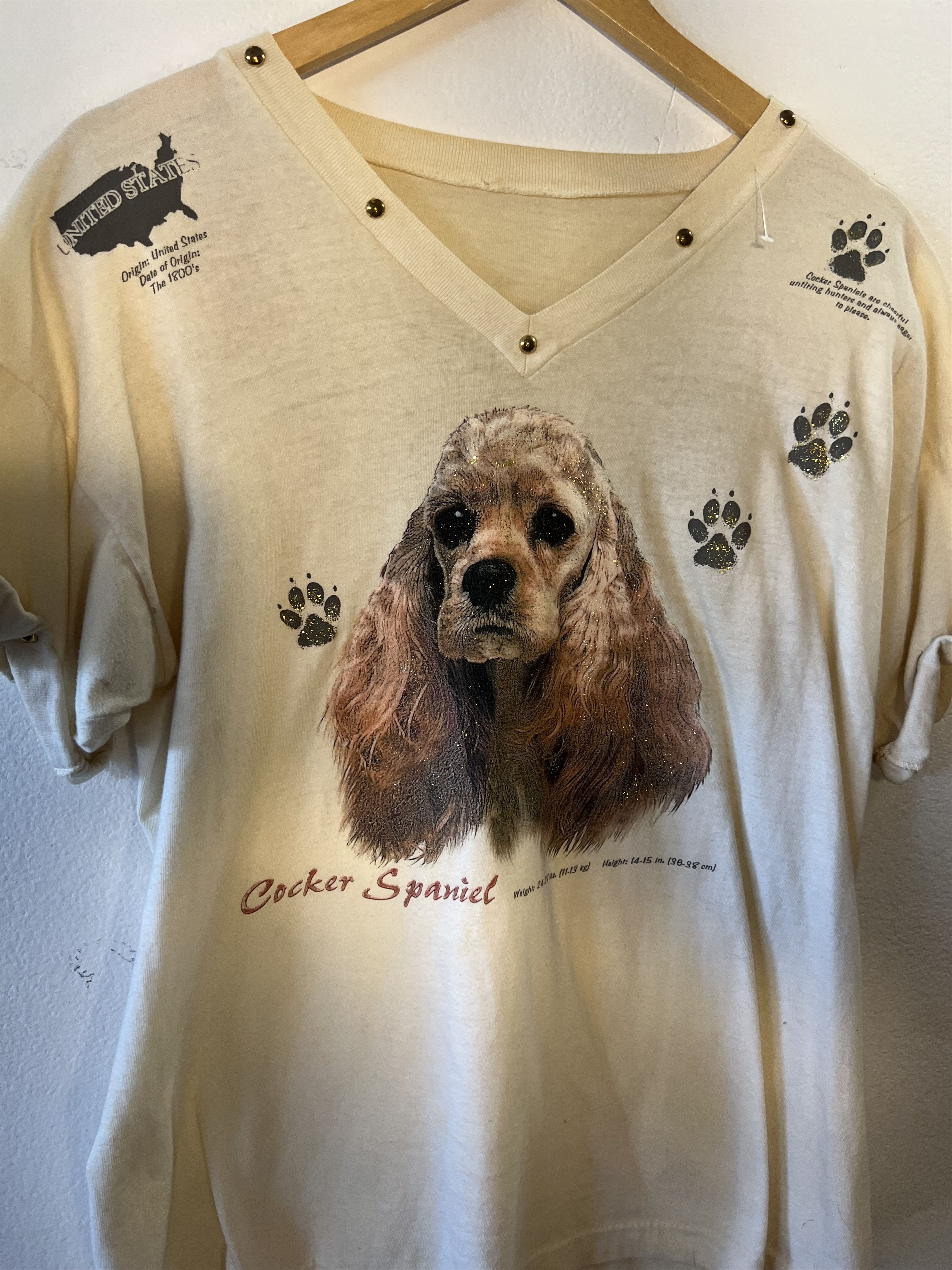 Other × Vintage Vintage Cocker Spaniel Dog T Shirt Size M / US 6-8 / IT 42-44 - 4 Thumbnail