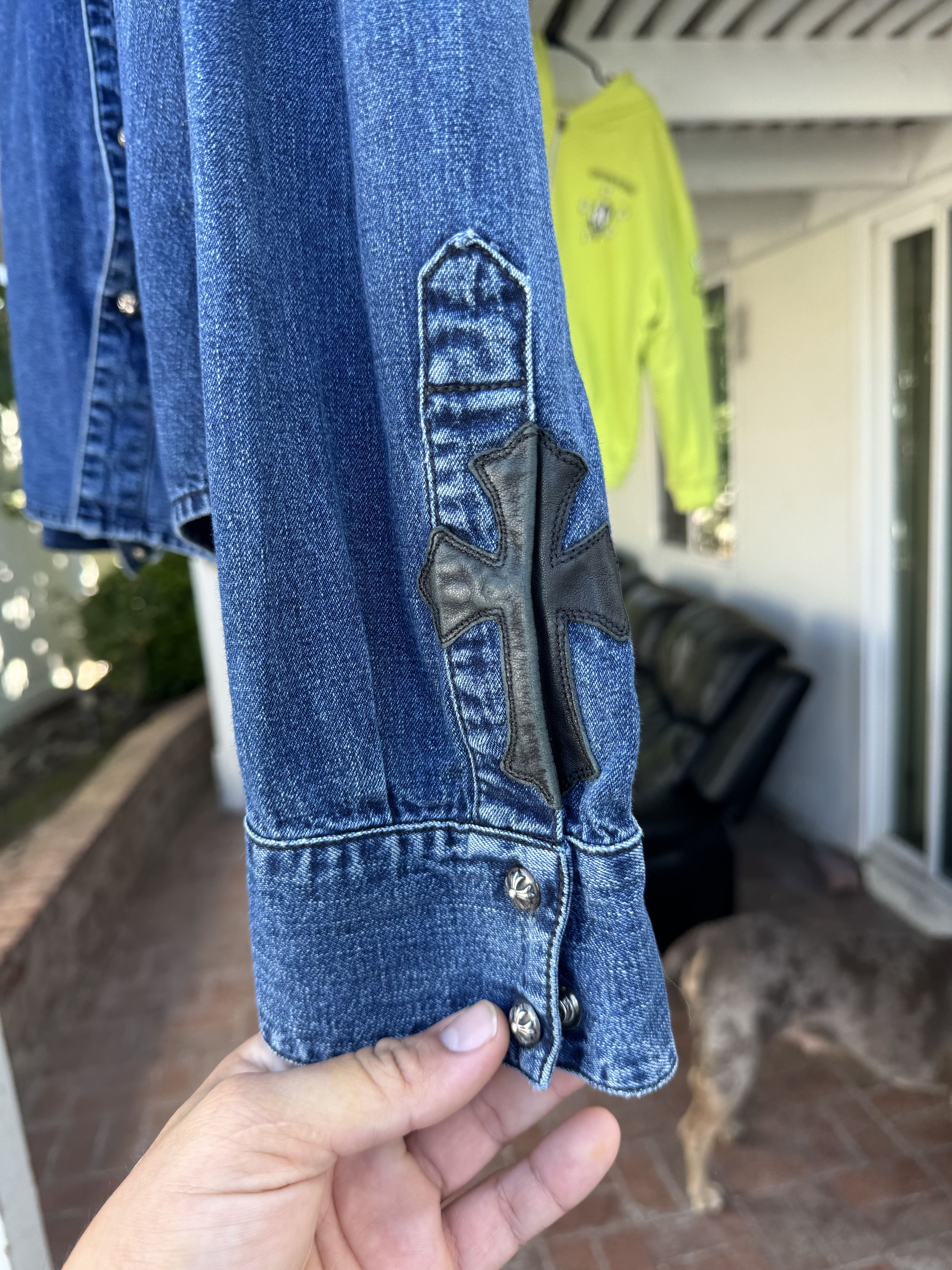Chrome Hearts Chrome hearts denim button up Size US L / EU 52-54 / 3 - 2 Thumbnail