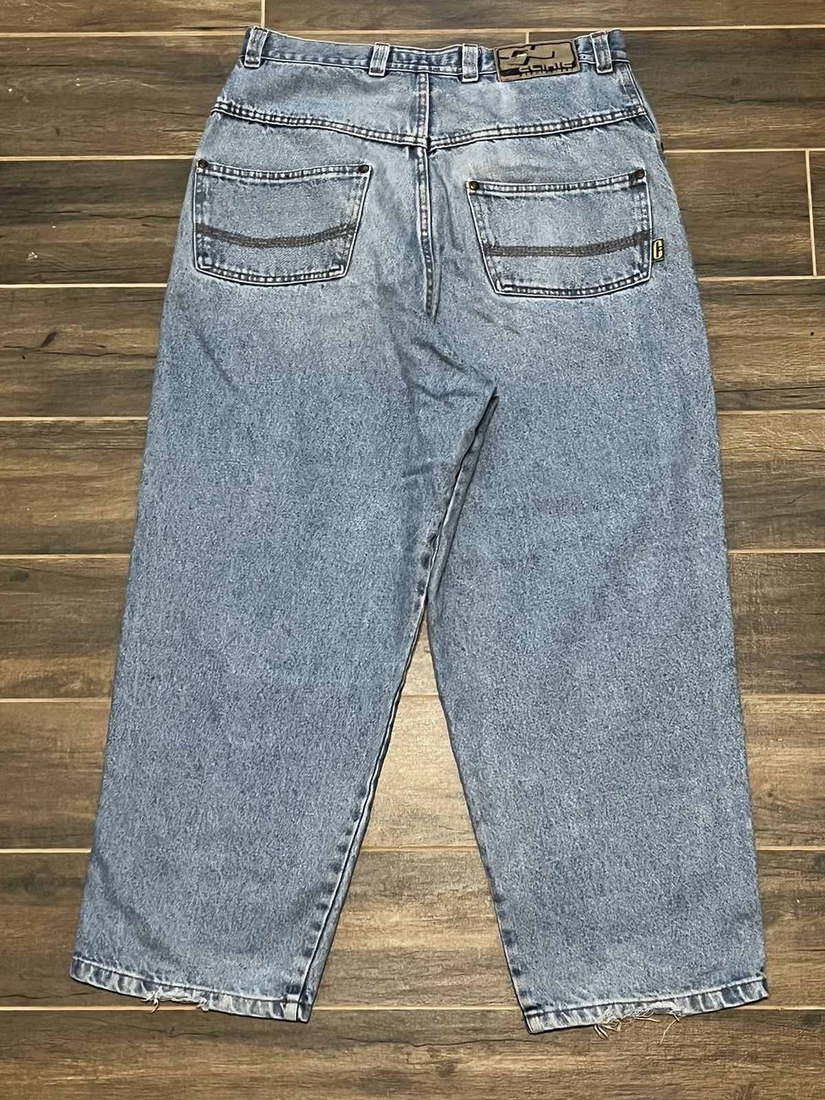 image of Jnco x Vintage Y2K Style Baggy Pants in Denim, Men's (Size 32)