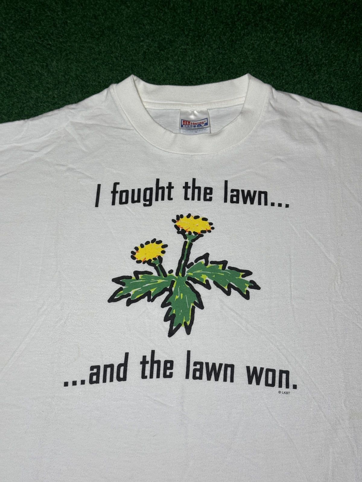 Vintage Vintage I Fought The Lawn The Clash Dad XL Mowing T Shirt Size US XL / EU 56 / 4 - 2 Thumbnail