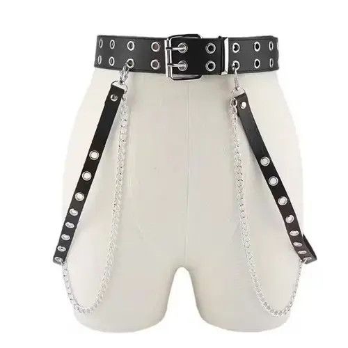 Other Adjustable Chain Belt Punk Hip-hop Belt Size ONE SIZE - 1 Thumbnail