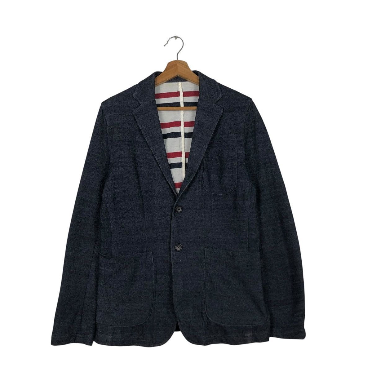 Beams Plus 🔥VINTAGE CHORE JACKET STRIPED BLANKET BEAMS JAPAN Size US M / EU 48-50 / 2 - 4 Thumbnail