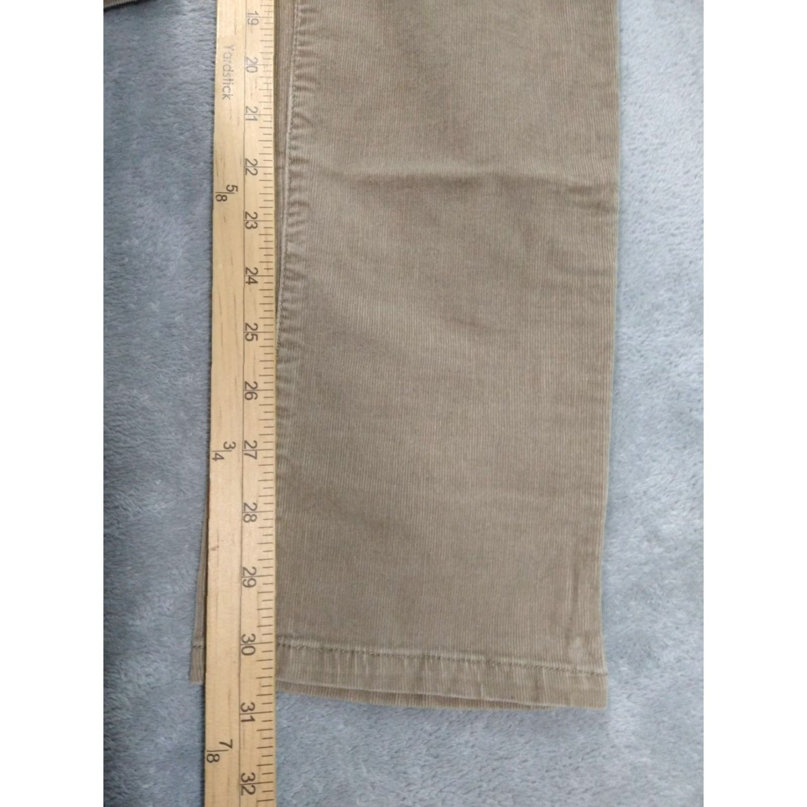 American Eagle Outfitters American Eagle Pants Womens 10 Beige Corduroy Straight Leg Stretch 90s Y2K Size 32" / US 10 / IT 46 - 5 Thumbnail