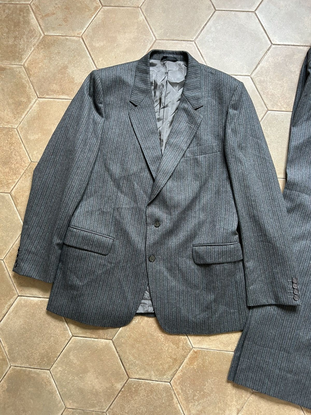 Christian Dior Monsieur Christian Dior Monsieur Wool Vintage Suit Size 42R - 2 Thumbnail