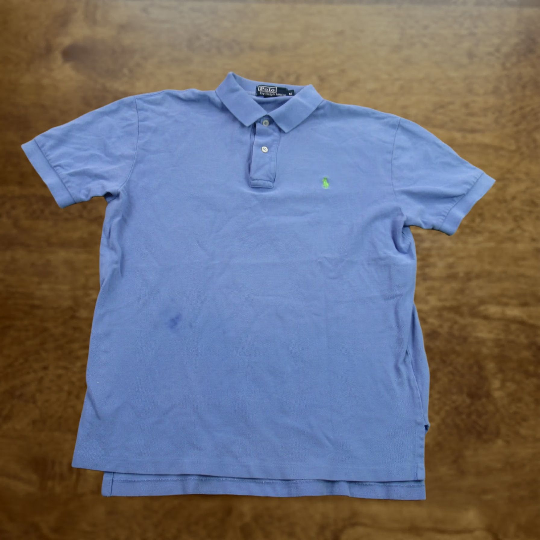 Polo Ralph Lauren Polo Ralph Lauren Shirt Mens Medium Blue Short Sleeve Cotton Golf Lightweight Size US M / EU 48-50 / 2 - 1 Thumbnail
