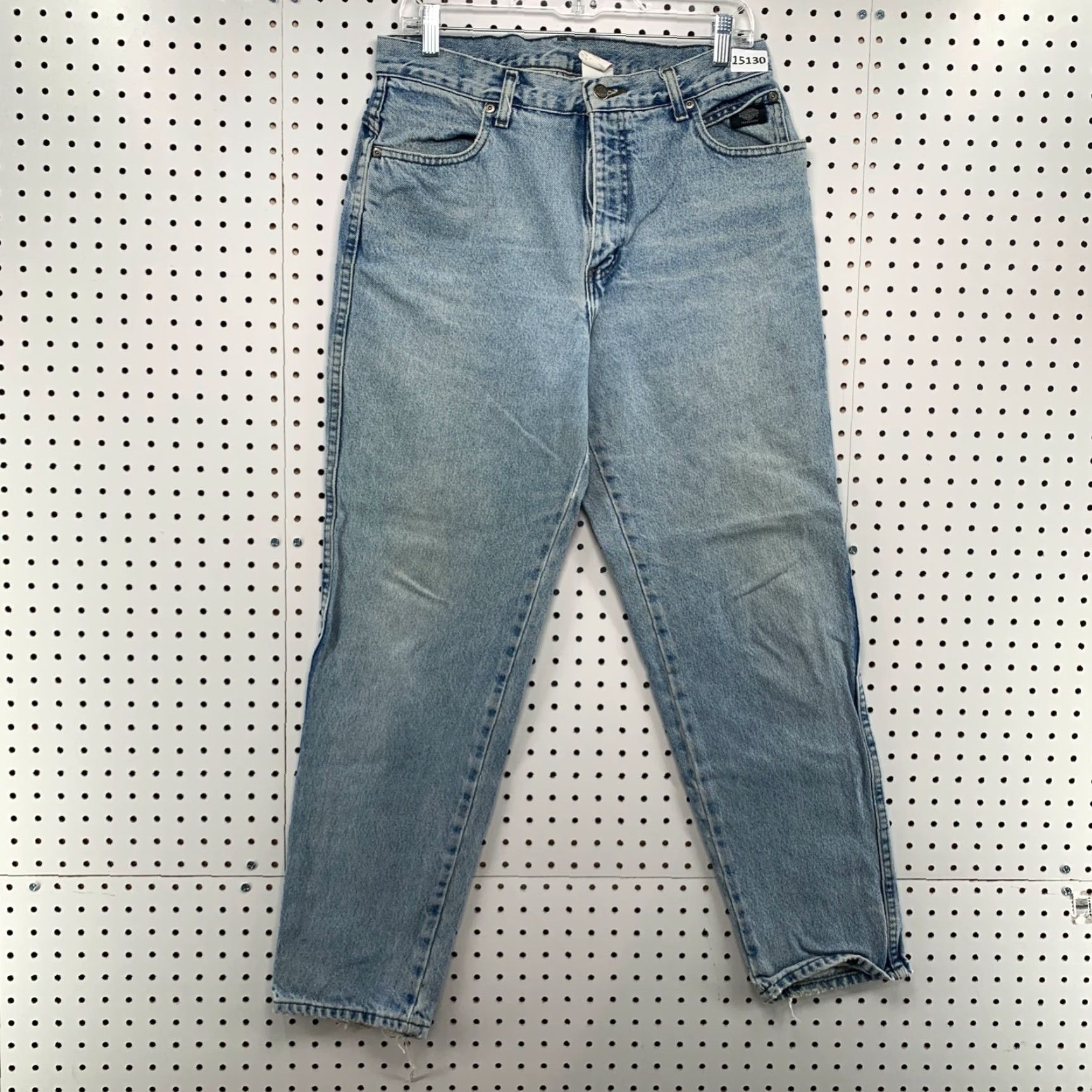 Harley Davidson VINTAGE Harley-Davidson Jeans Womens 12 R Zipper Fly Light Wash Denim 32 X 29 Blue Hip Classic Size 34" / US 12 / IT 48 - 7 Thumbnail