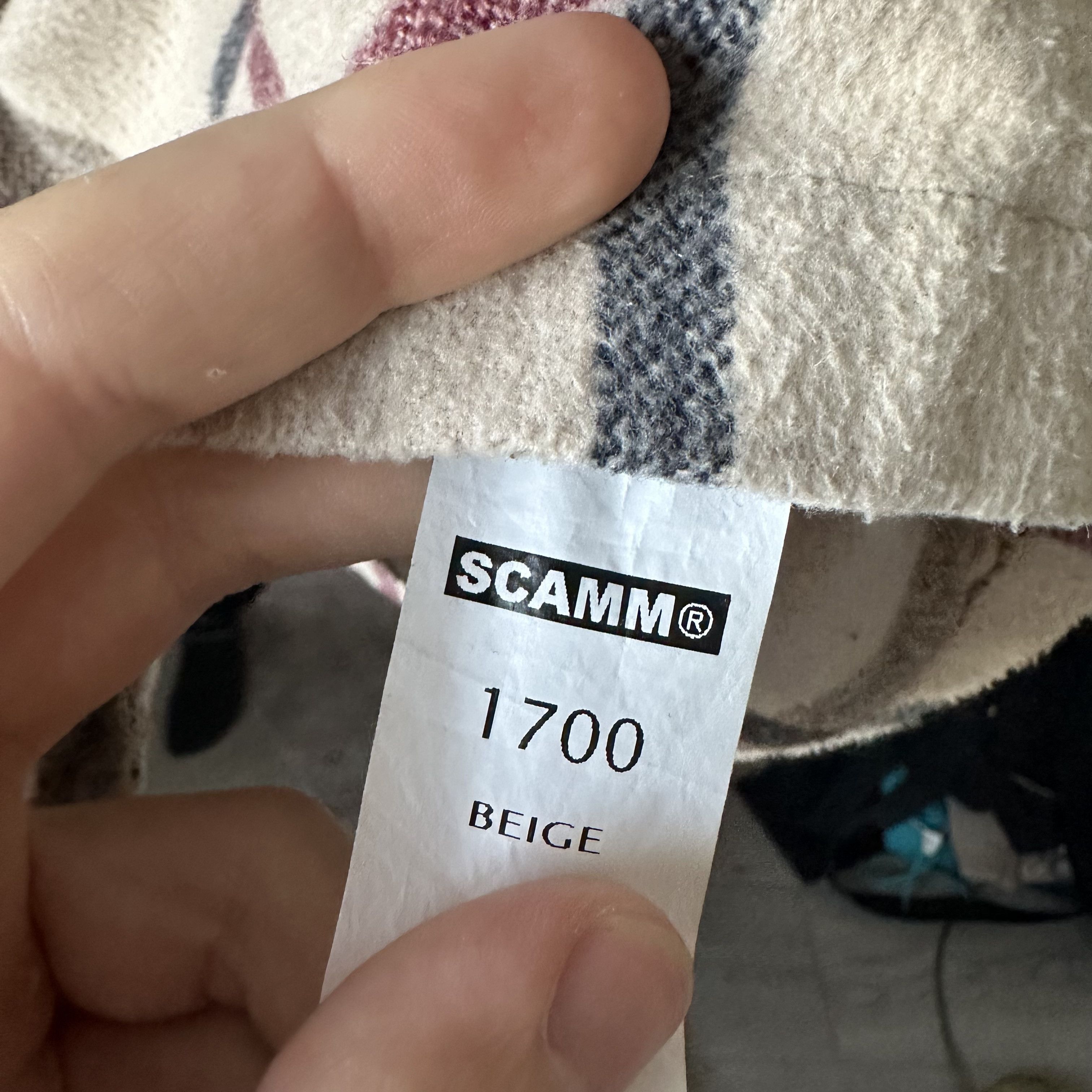 Japanese Brand Scamm Vintage Flannel Shirt Light Avant Garde Beige Jacket Size US M / EU 48-50 / 2 - 7 Thumbnail