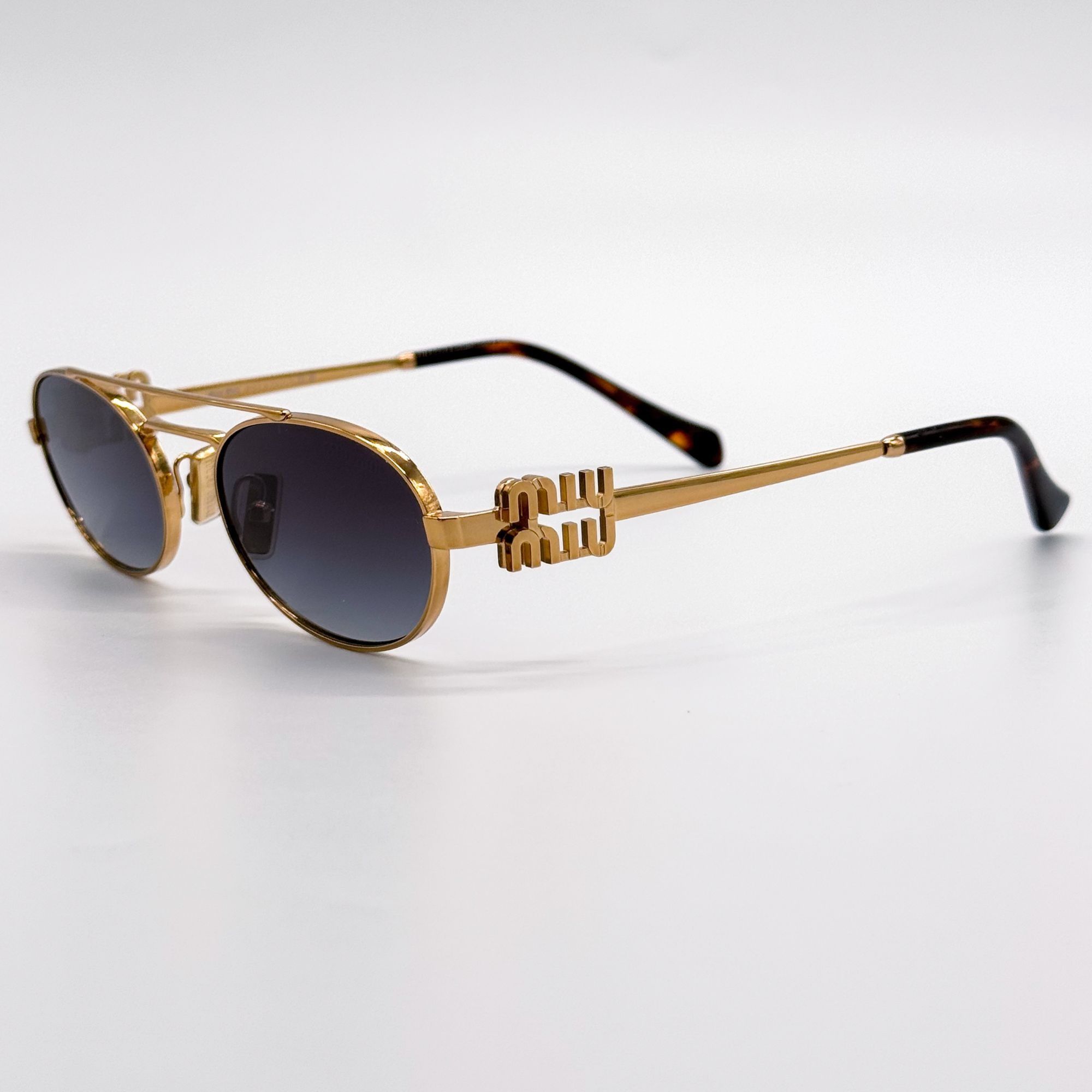 Miu Miu NEW MIU MIU SUNGLASSES MU54ZS 7OE5D1 GRAY MU 54ZS, SMU 54Z Size ONE SIZE - 7 Thumbnail