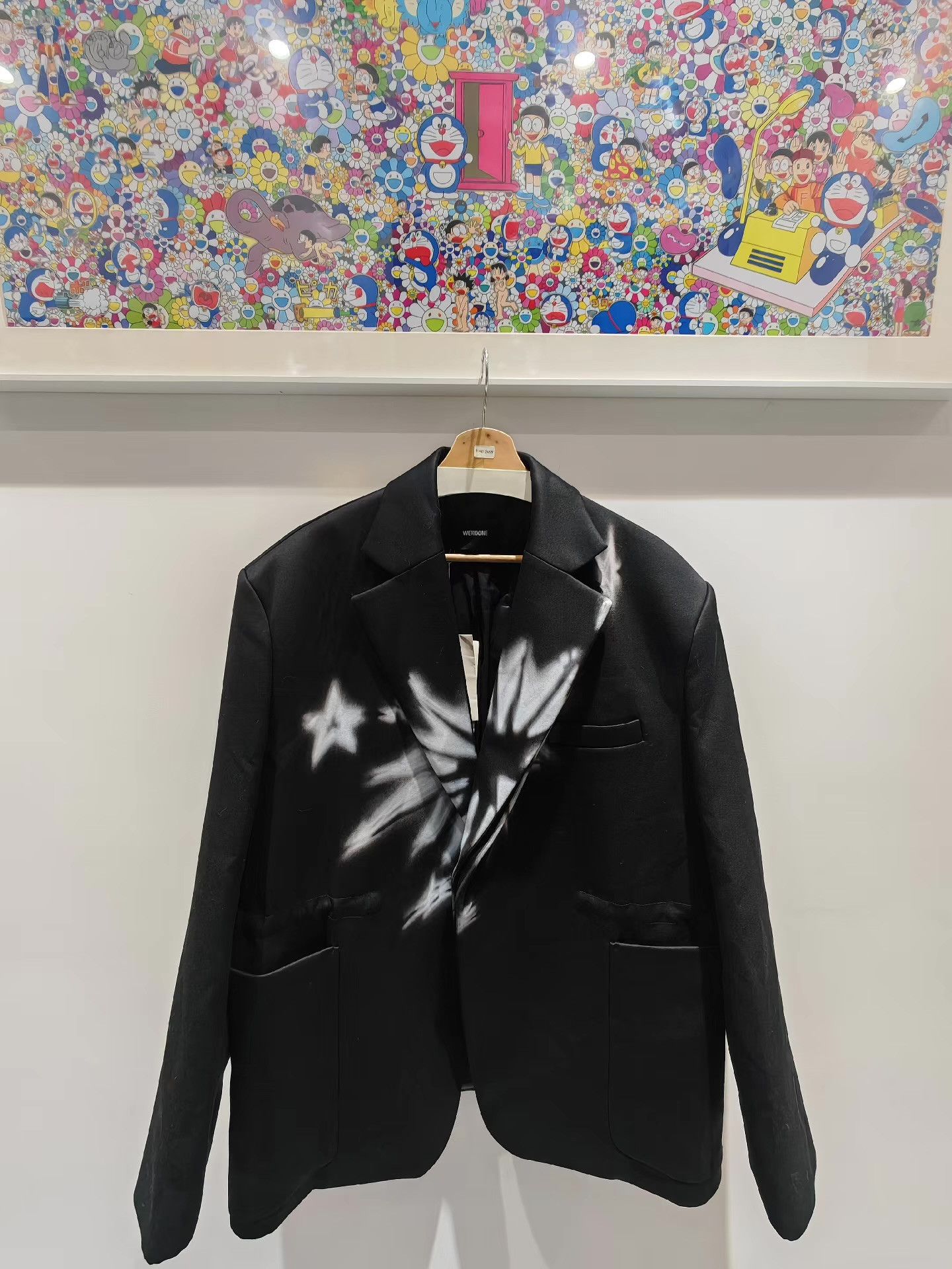 WE11DONE WE11DONE Star Graffiti Blazer Q15 Size 48R - 1 Thumbnail