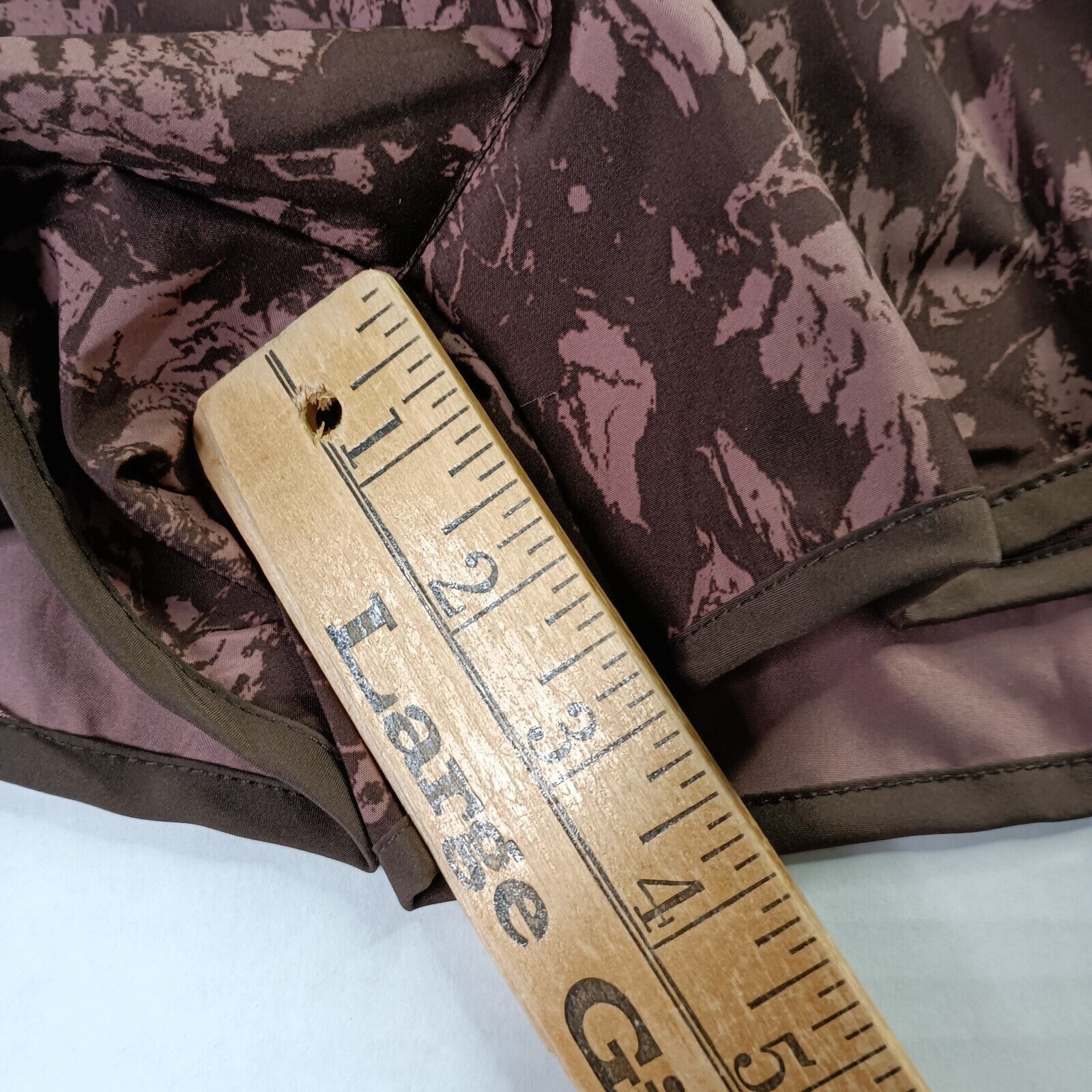 Nike Nike Womens Smokey Mauve Tempo Printed Running Shorts Size S Size 28" / US 6 / IT 42 - 2 Thumbnail