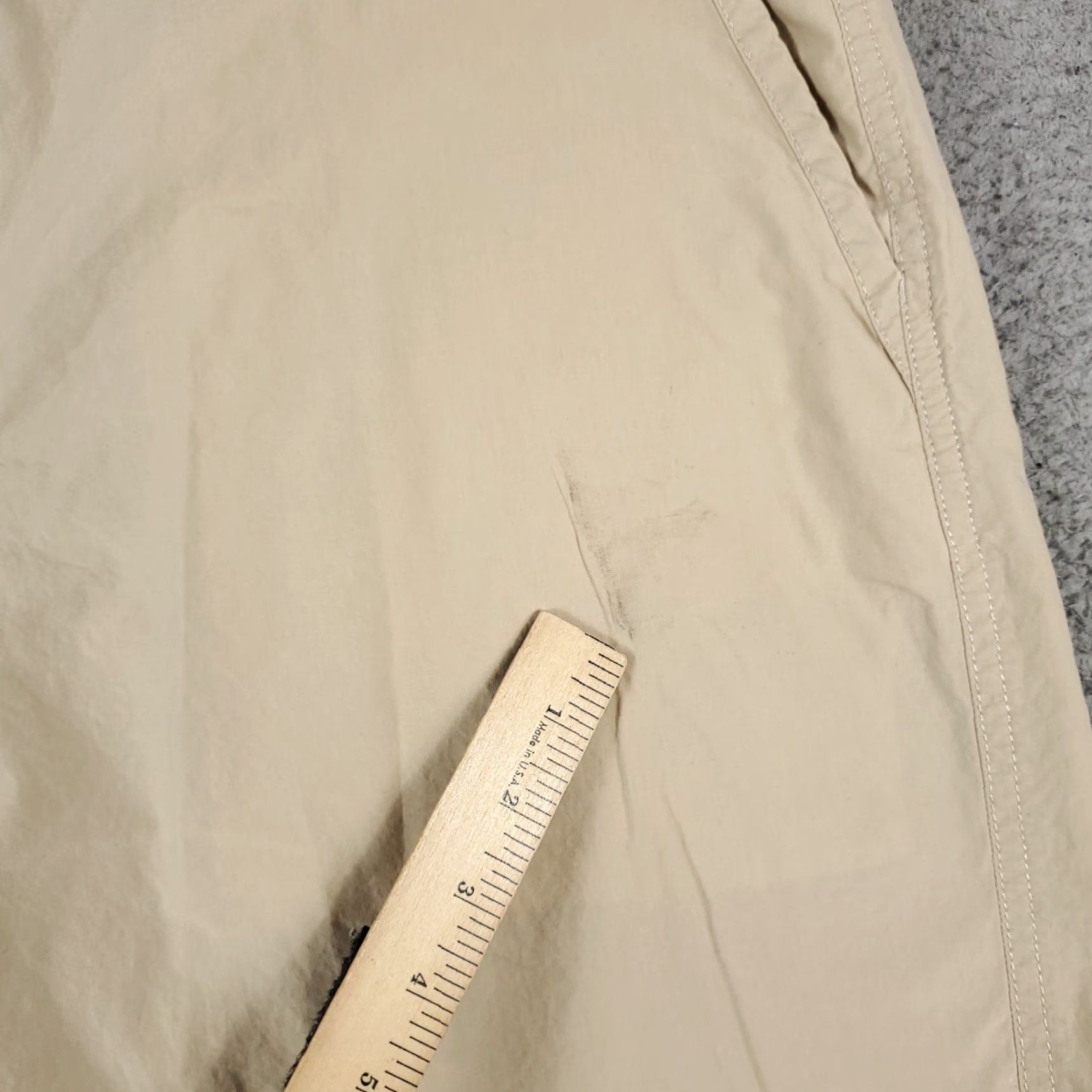 Vintage Vintage Columbia Men's Shorts Size 40 Beige Casual Flat Front Chino Size US 40 / EU 56 - 6 Thumbnail