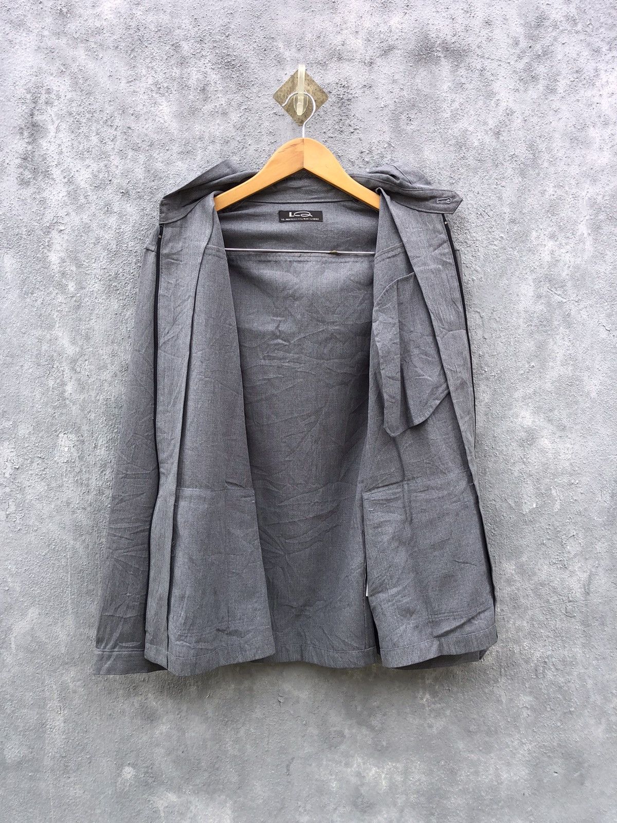 Yohji Yamamoto Yohji Yamamoto LQ Men Multiy Pocket Hoodie Jacket Zipper Size US L / EU 52-54 / 3 - 10 Thumbnail