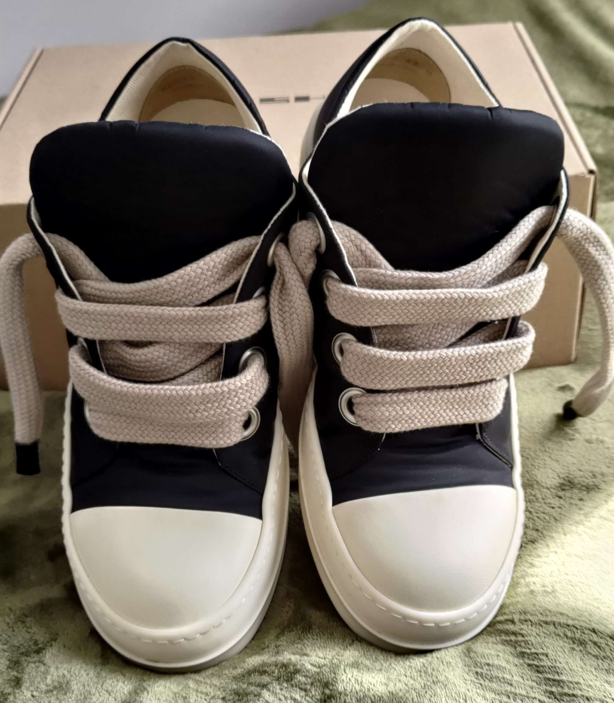 Rick Owens Leather Low-Top Sneakers-RU01C4891-LPO – Acroera