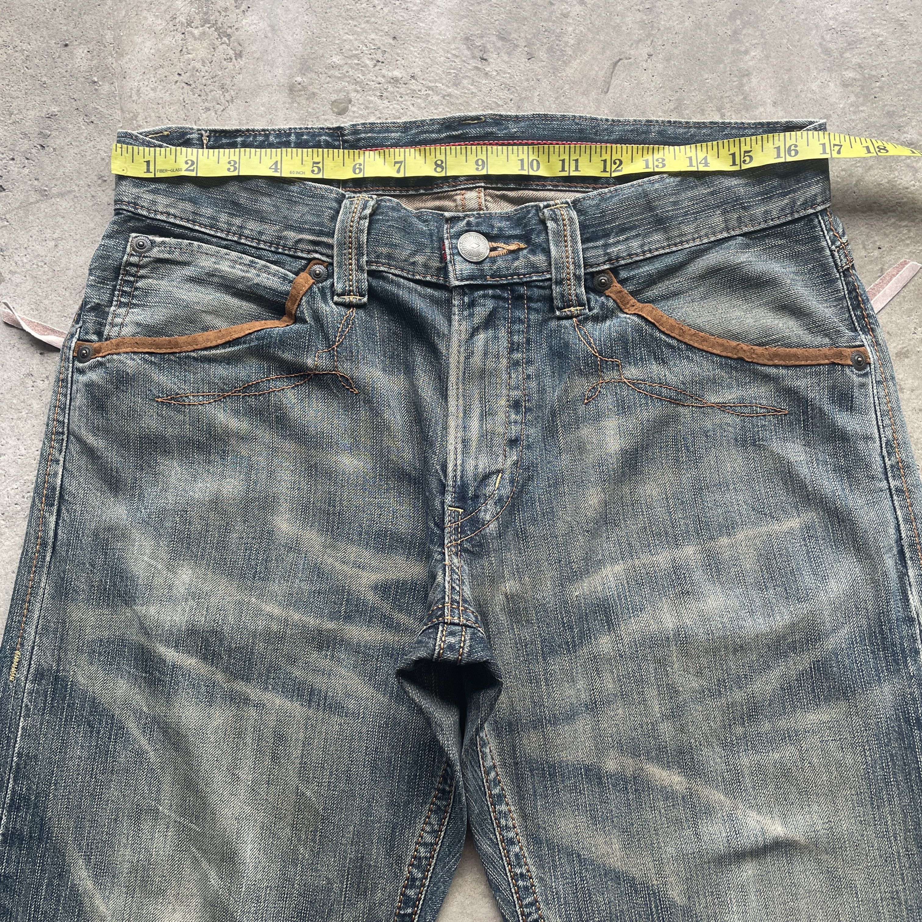 Edwin VINTAGE EDWIN XV RUSTY DISTRESSED DENIM FADED PANTS JEAN W34 Size US 34 / EU 50 - 6 Thumbnail
