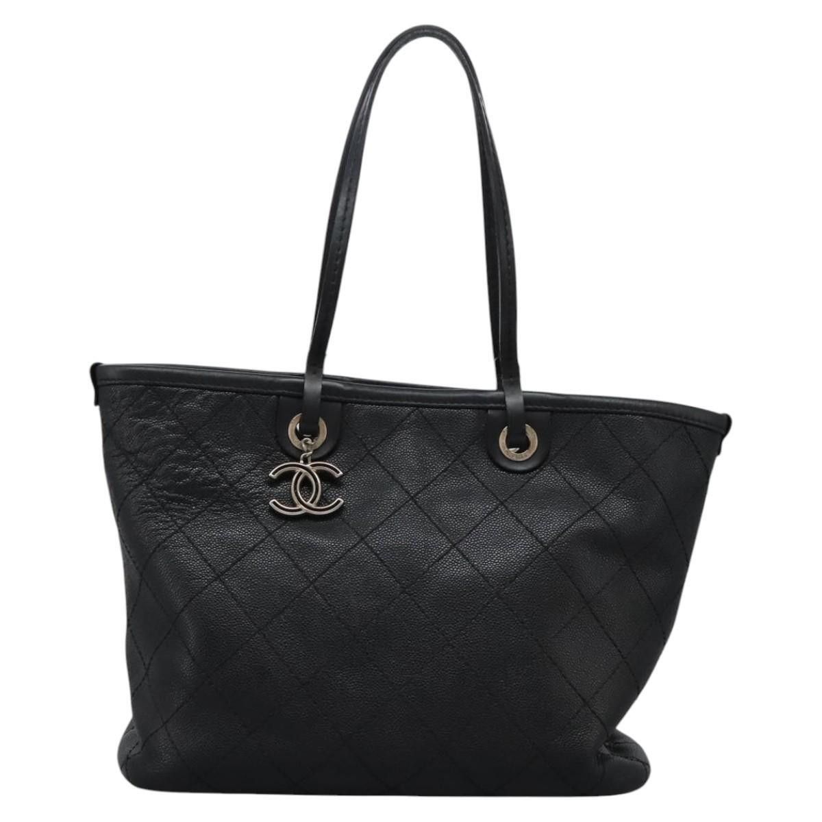 Chanel Chanel Fever Tote Quilted Caviar Size ONE SIZE - 1 Thumbnail