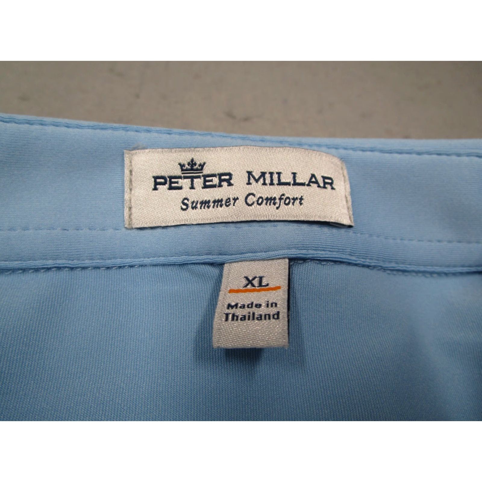 Peter Millar Peter Millar Summer Comfort Shirt Mens XL Blue Golf US Open Logo Embroidered Polo Size US XL / EU 56 / 4 - 2 Thumbnail