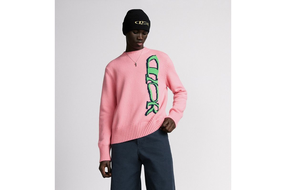 Dior o1bcso1str0326 Sweater in Pink Virgin Size US L / EU 52-54 / 3 - 3 Thumbnail