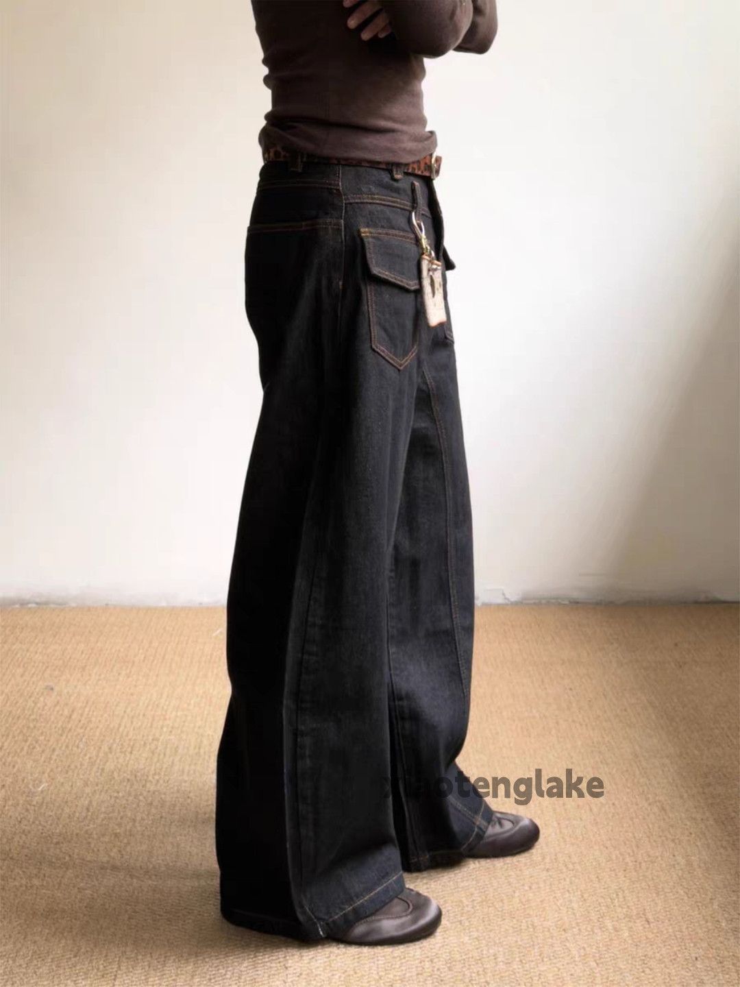 Jean Ltx vintage loose baggy skate hiphop cargo flared jeans Size US 34 / EU 50 - 7 Thumbnail