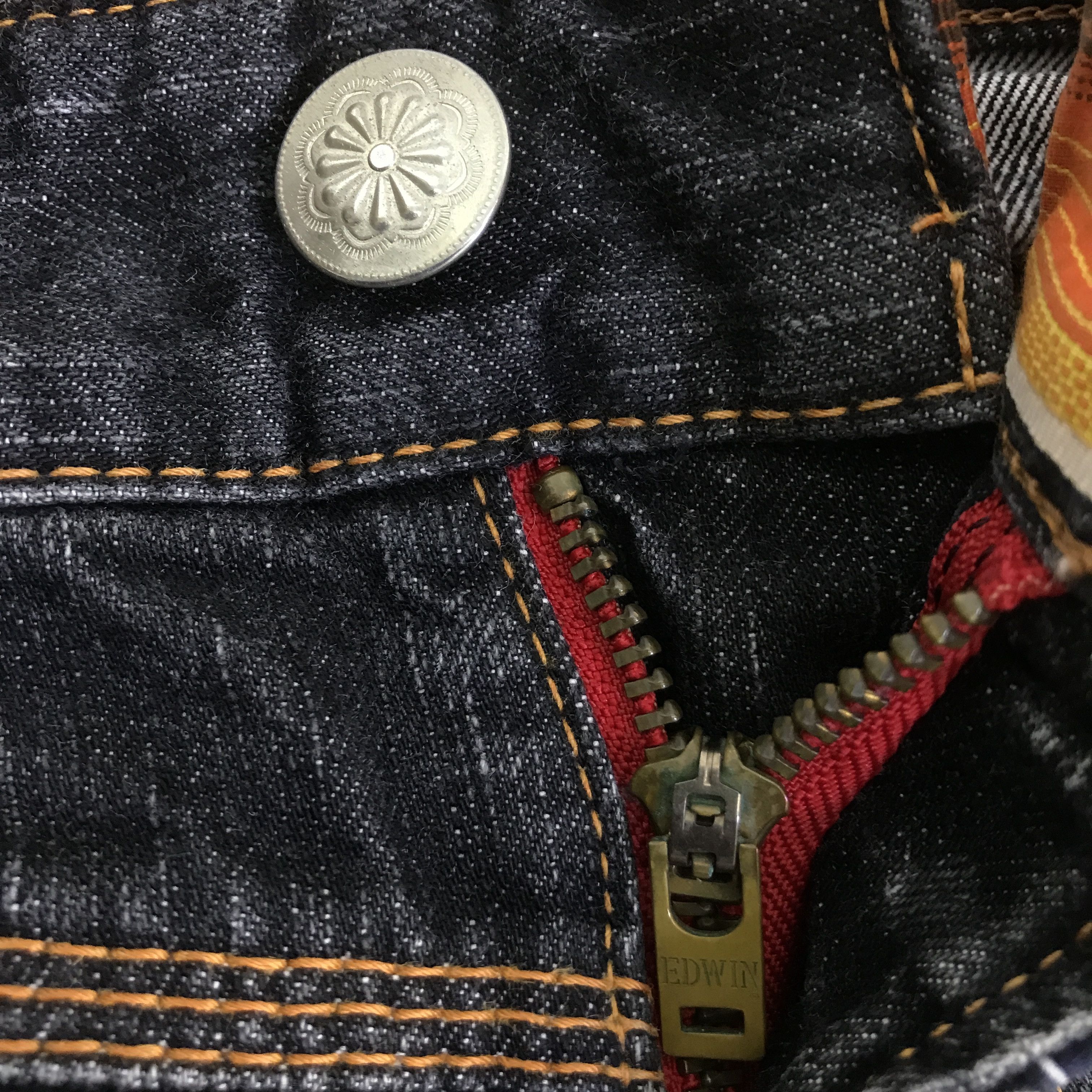 Edwin EDWIN BLACK FADED DENIM DISTRESSED JEANS PANTS K74B19 Size US 28 / EU 44 - 12 Thumbnail