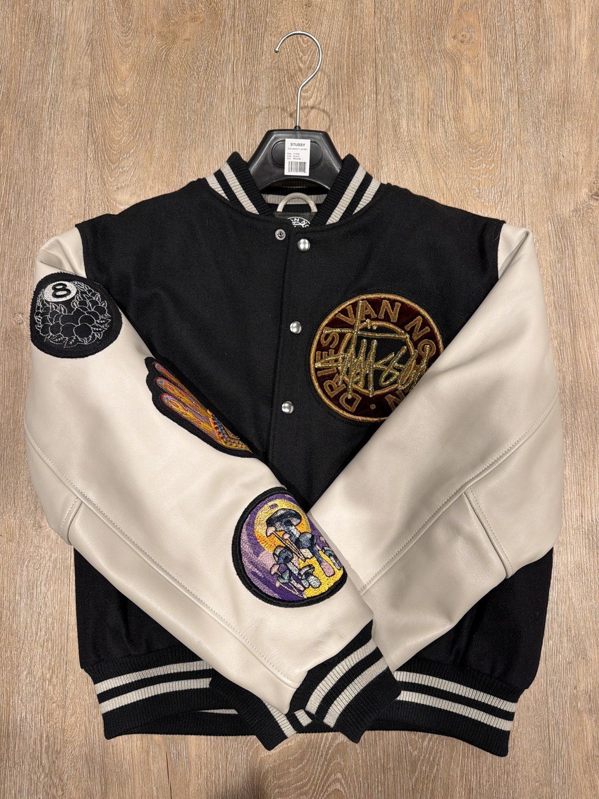 Dries Van Noten × Stussy Stussy & Dries Van Noten Varsity Jacket