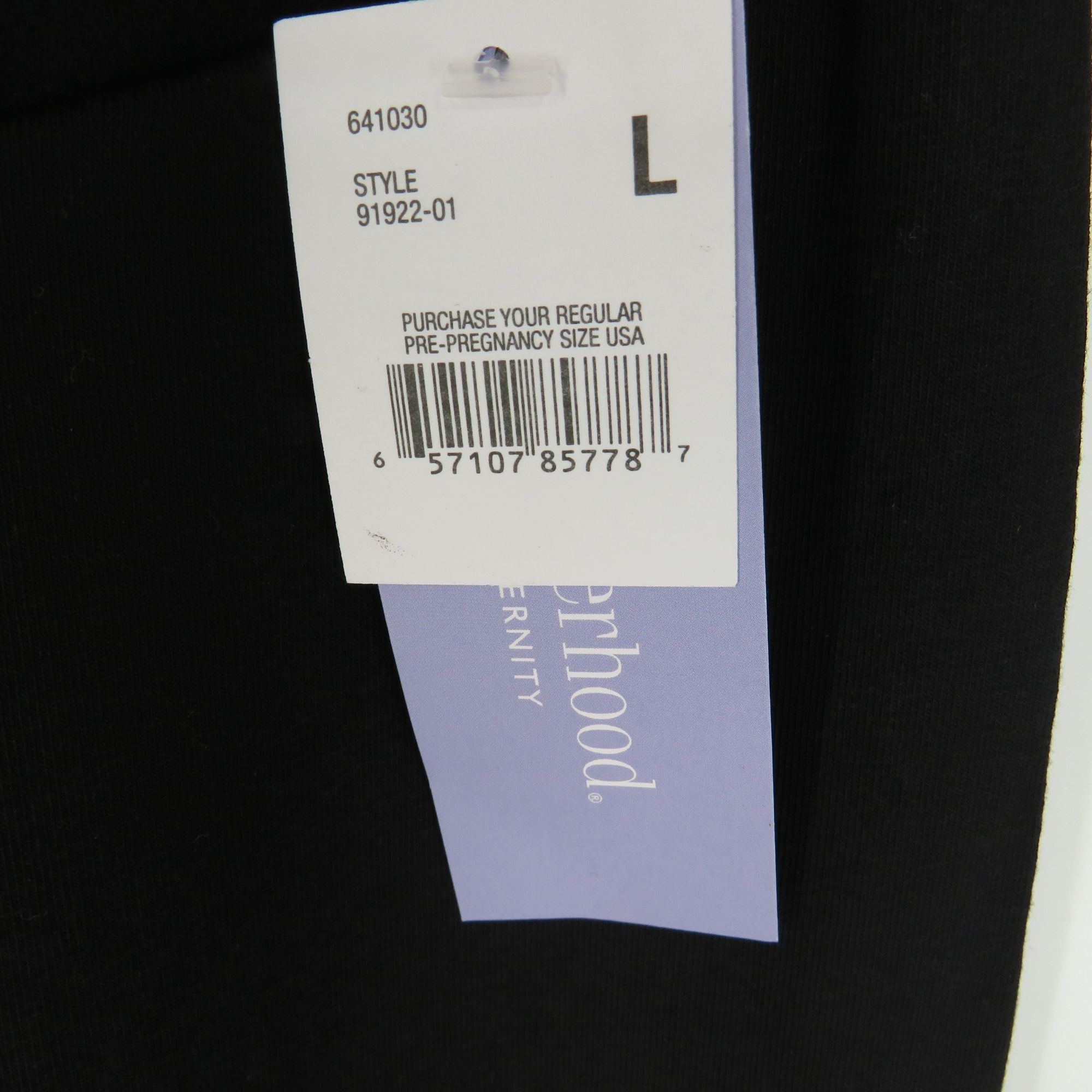 Other Motherhood Maternity Secret Fit Belly Black Leggings Large S Size 23" - 5 Thumbnail