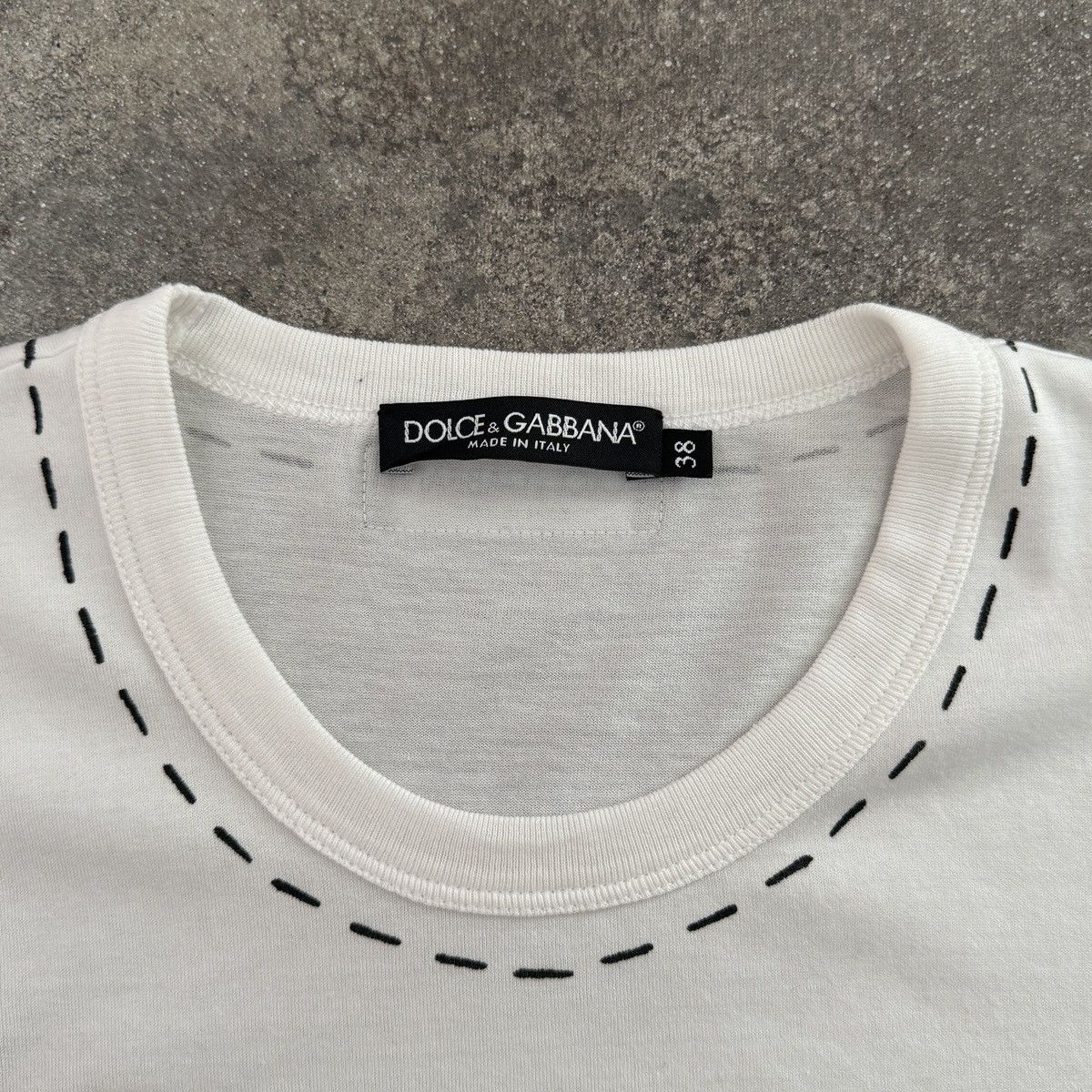 Dolce & Gabbana D&G Dolce & Gabbana Y2K Heart Patch T-Shirt Size M / US 6-8 / IT 42-44 - 10 Thumbnail