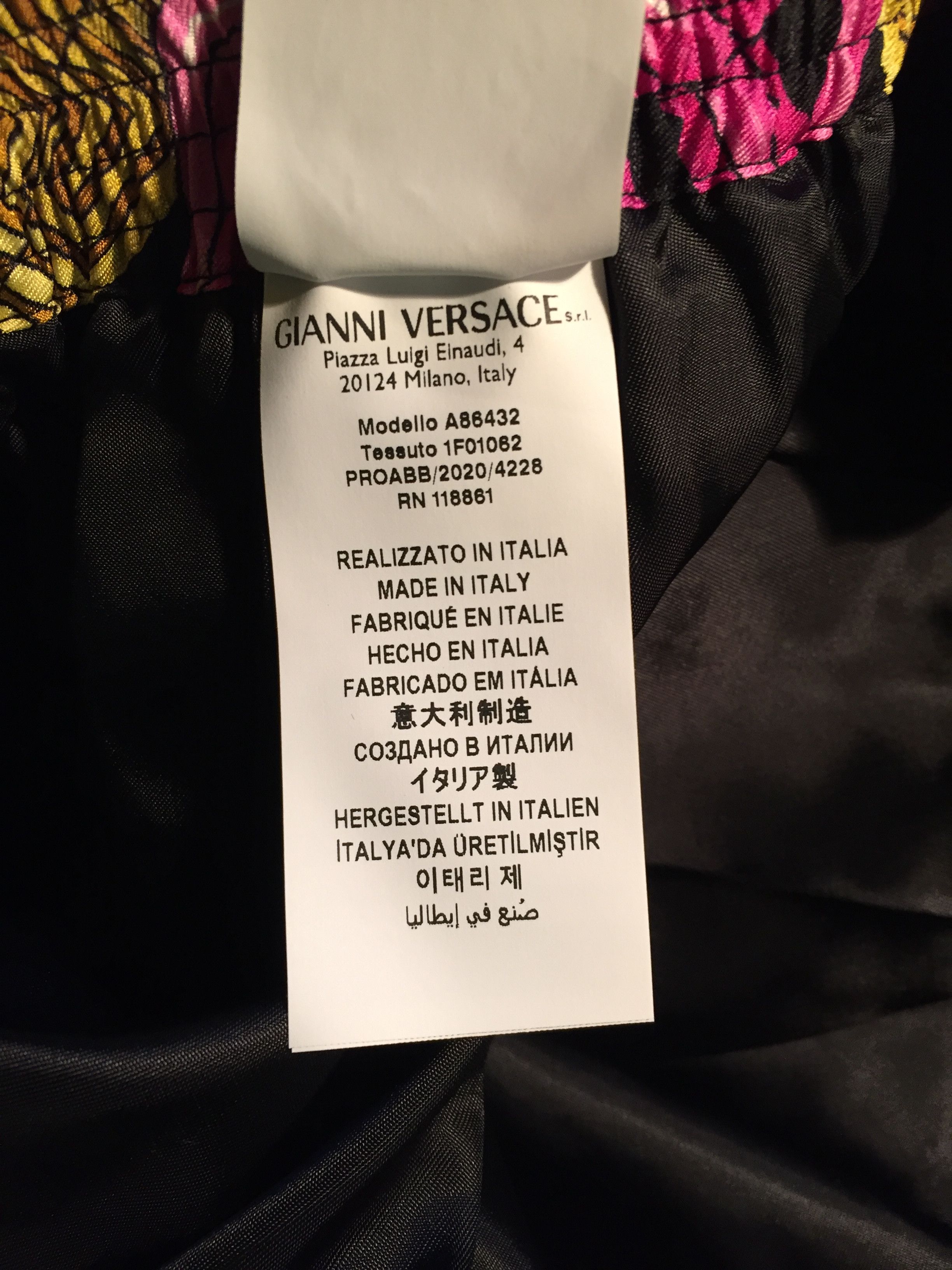 Versace Authentic VERSACE Medusa Amplified 100% Silk Twill Size US 30 / EU 46 - 9 Thumbnail