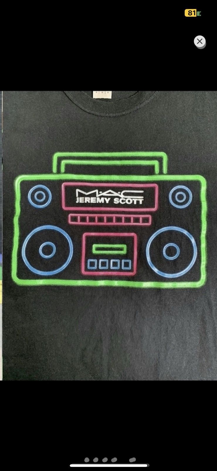 Jeremy Scott ***FINAL DROP***RARE JEREMY SCOTT X MAC COSMETICS PROMO M Size US M / EU 48-50 / 2 - 5 Thumbnail