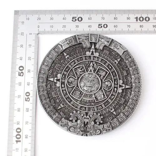 Japanese Brand Koizumi x Emi Aztec Solar Calendar Belt Buckle ( no belt ) Size ONE SIZE - 3 Thumbnail