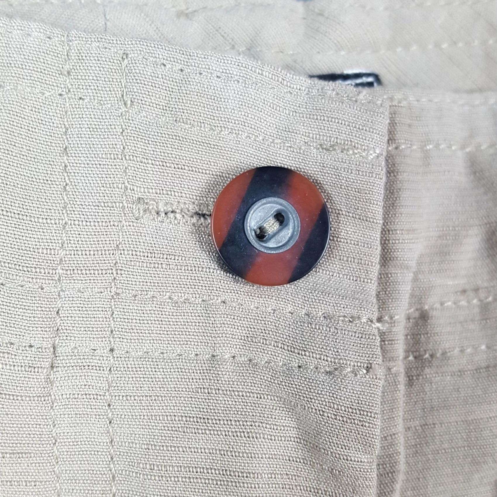 Vintage VINTAGE Jamie Sadock Chino Shorts Womens 8 Khaki 00s Y2K Preppy Breathable Lightweight Casual Summer 2000s Size 30" / US 8 / IT 44 - 3 Thumbnail