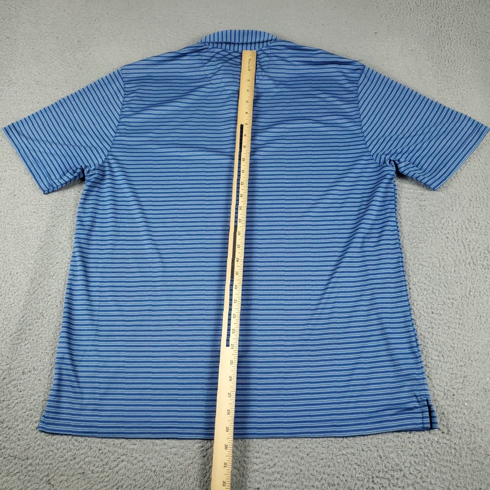 Vintage Greg Norman Polo Shirt Mens XL Blue Striped Golf Casual Short Sleeve Polo Size US XL / EU 56 / 4 - 3 Thumbnail