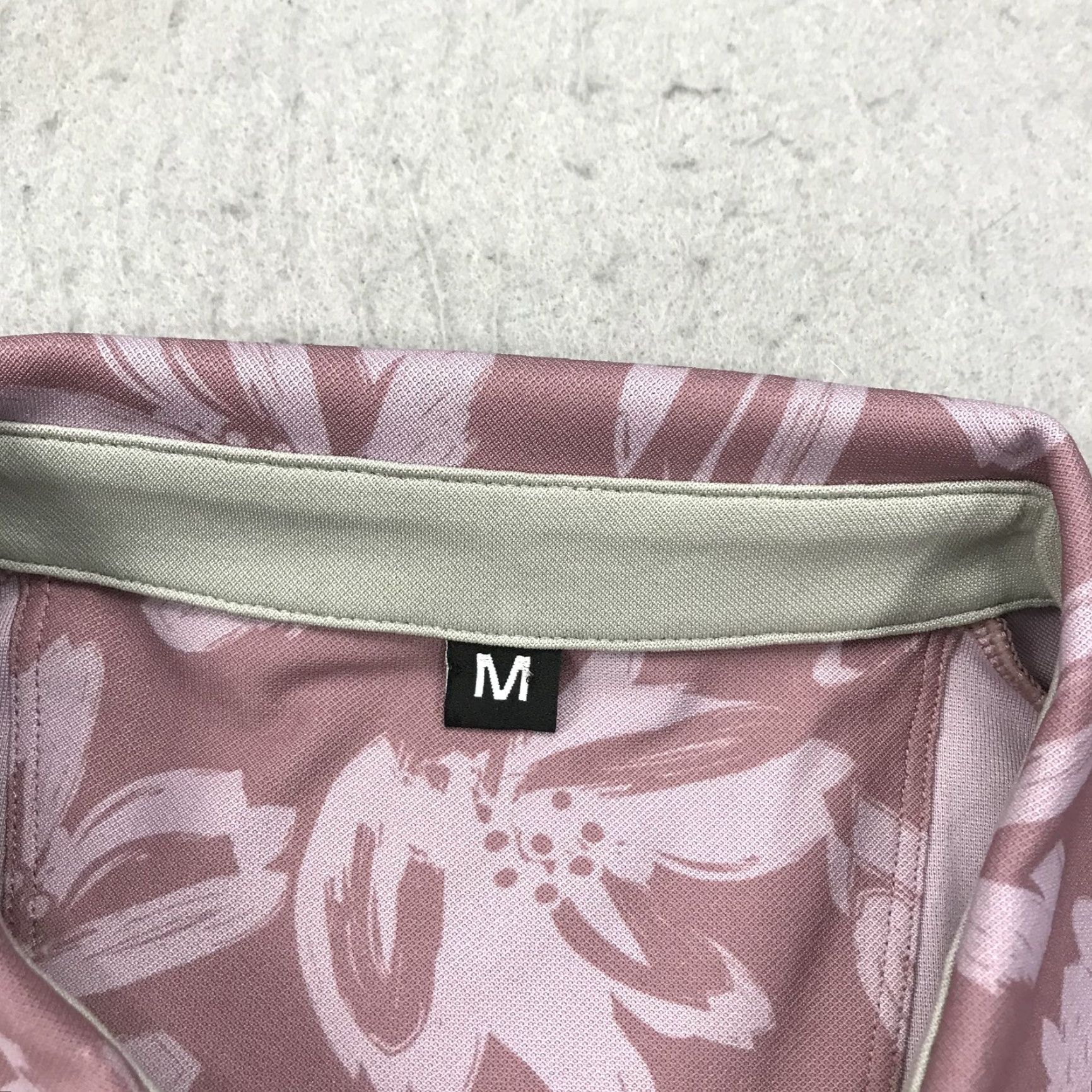 Vintage Public Rec Polo Shirt Mens M Pink Floral Stretch Short Sleeve Casual Polo Size US M / EU 48-50 / 2 - 4 Thumbnail